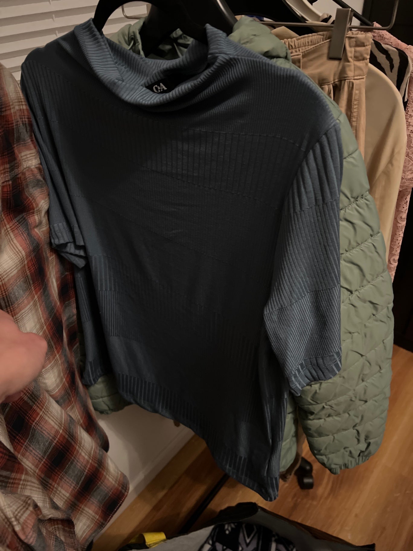 C&A T-Shirt Blau Größe: XL