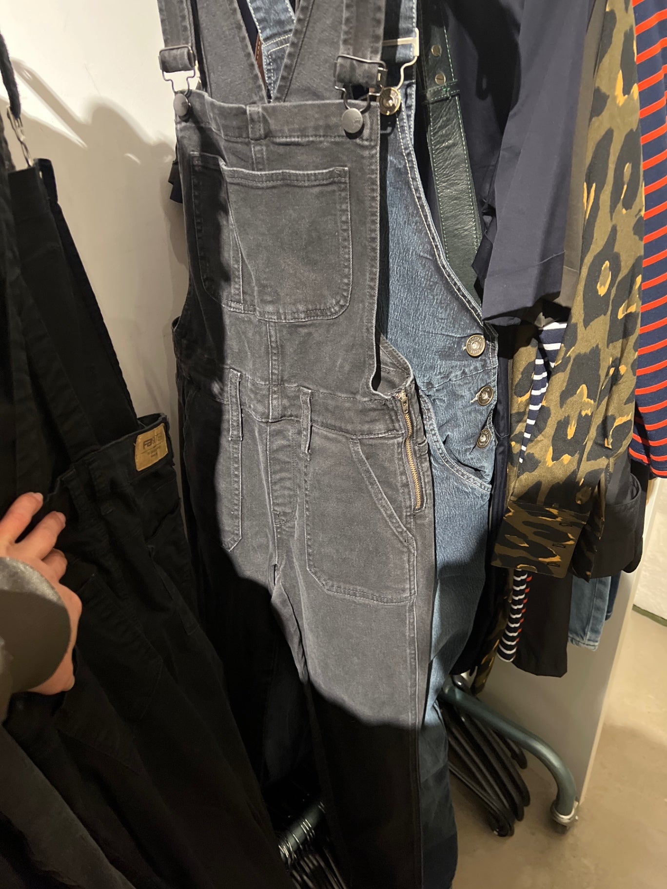 Madswell Latzhose Grau Größe: XXS