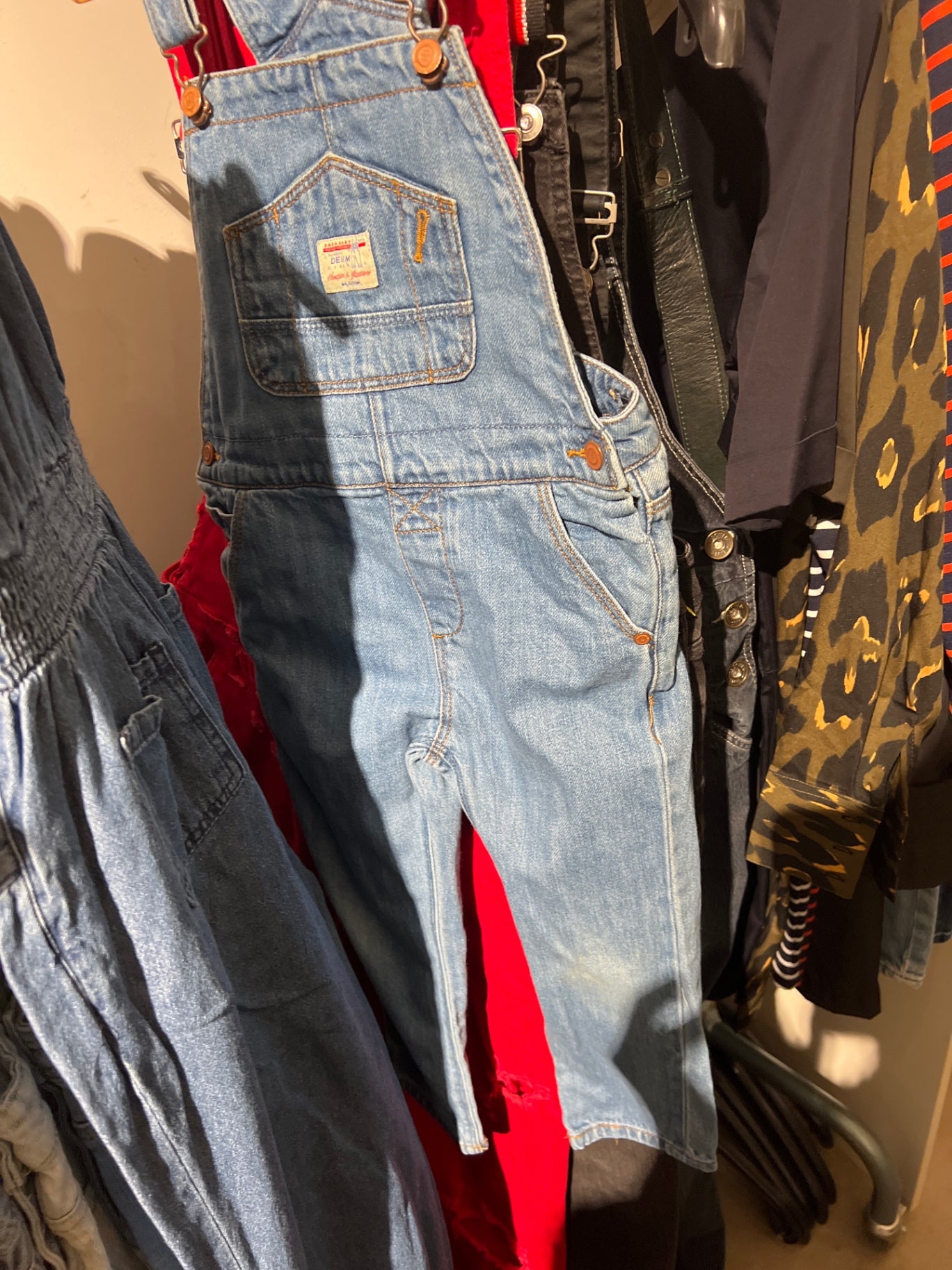 Zara Latzhose Blau