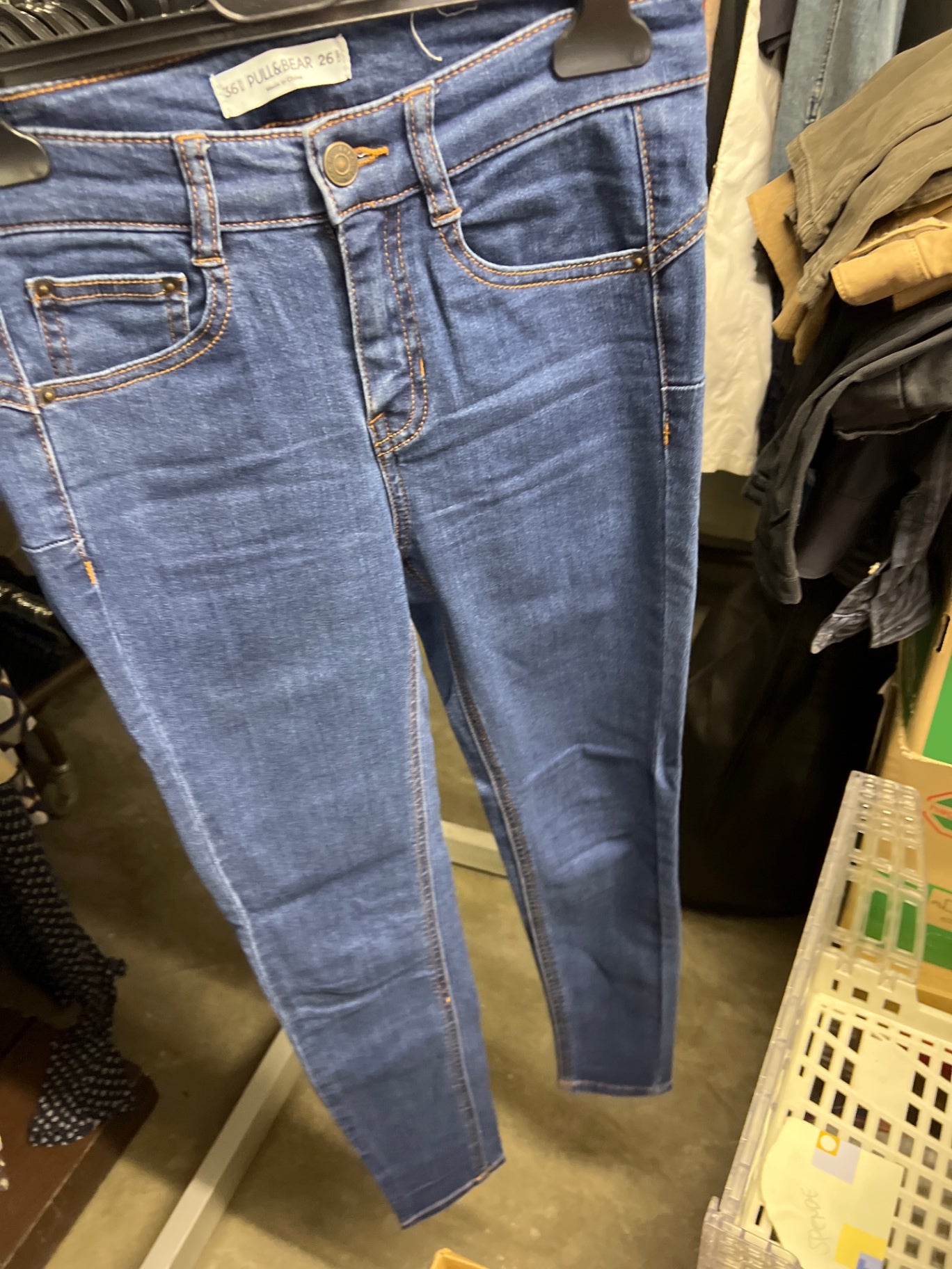 Pull&Bear Jeans Blau Größe: S