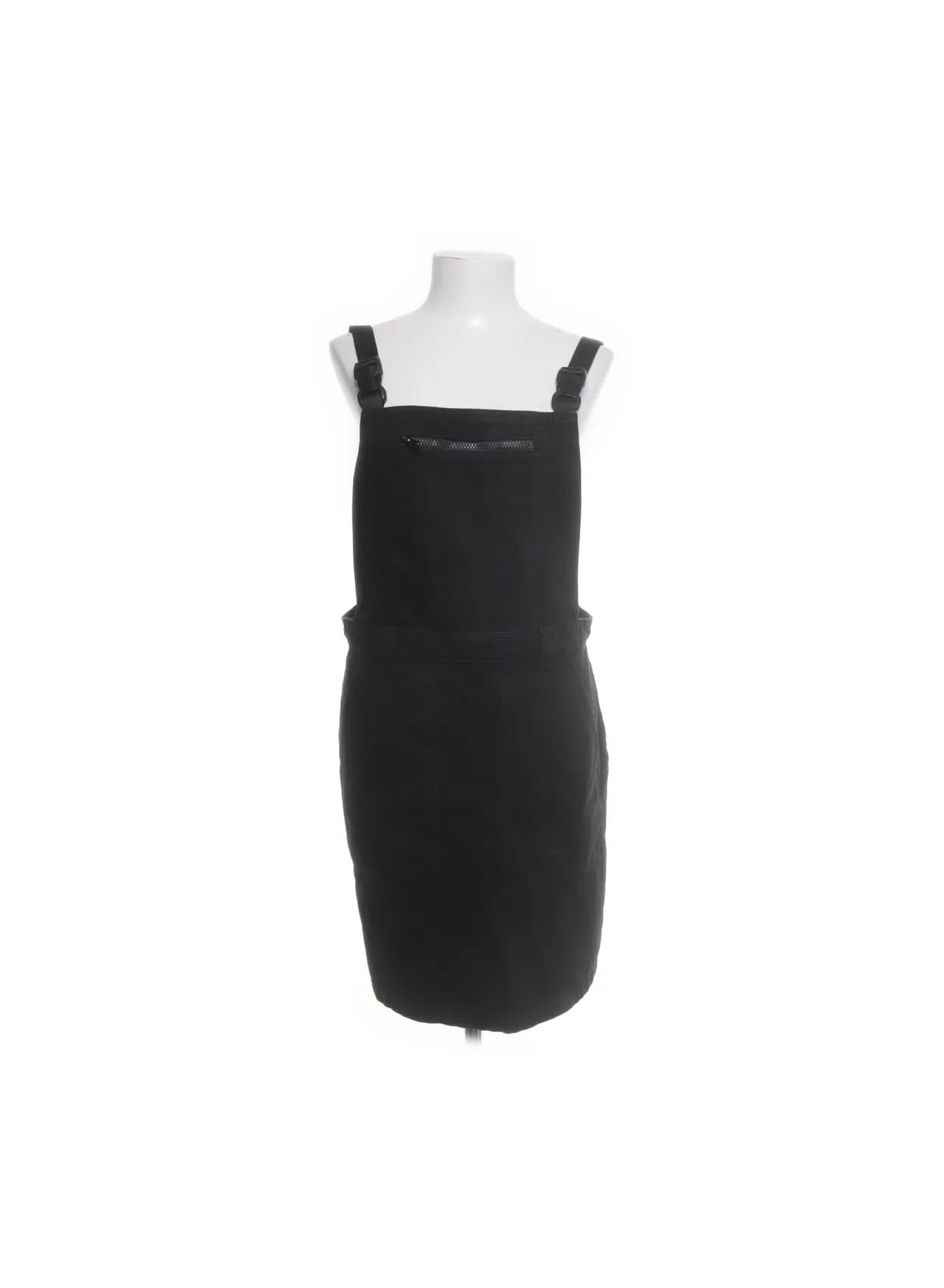TOPSHOP Latzkleid Schwarz Größe: 42