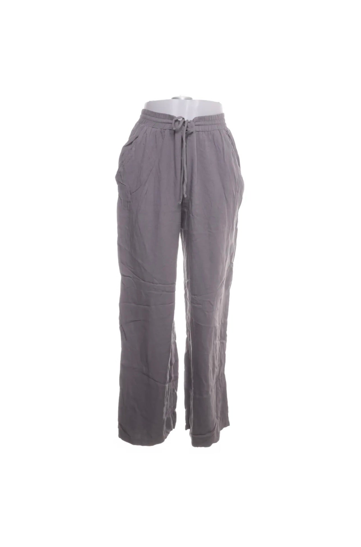 ASOS Design Viscose Hose Grau Größe: 40