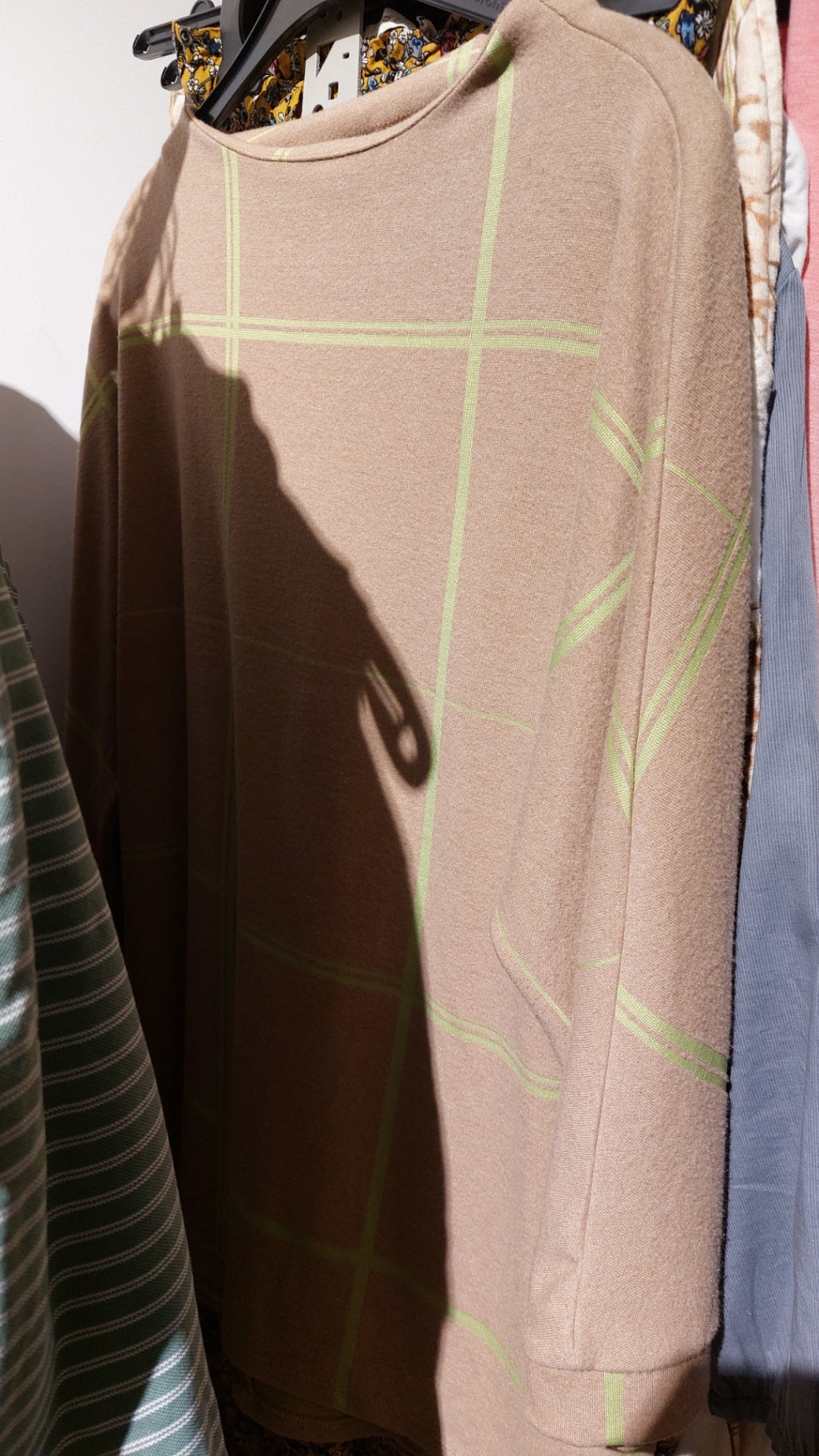 CECIL Pullover Beige m. Gelb Größe: M