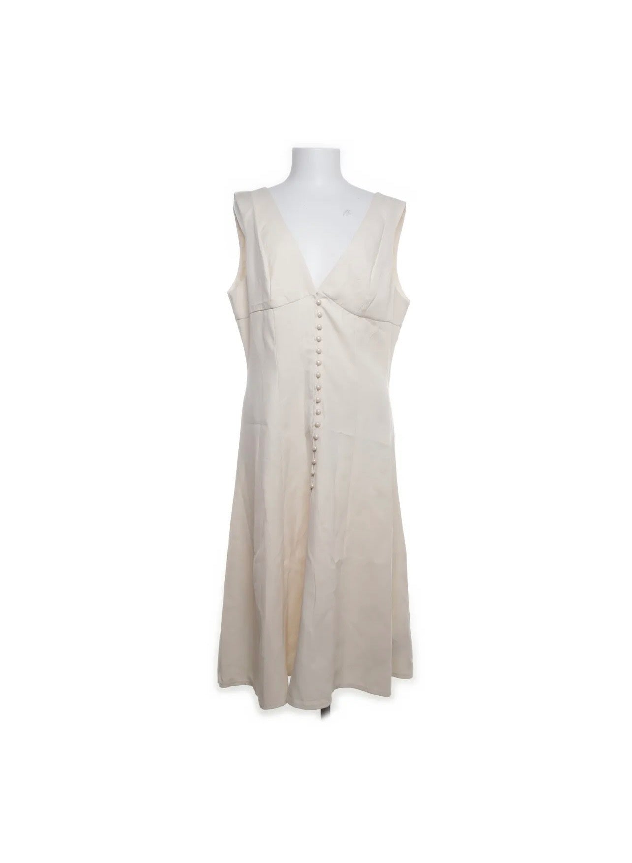 Kleid Beige Größe: XXL