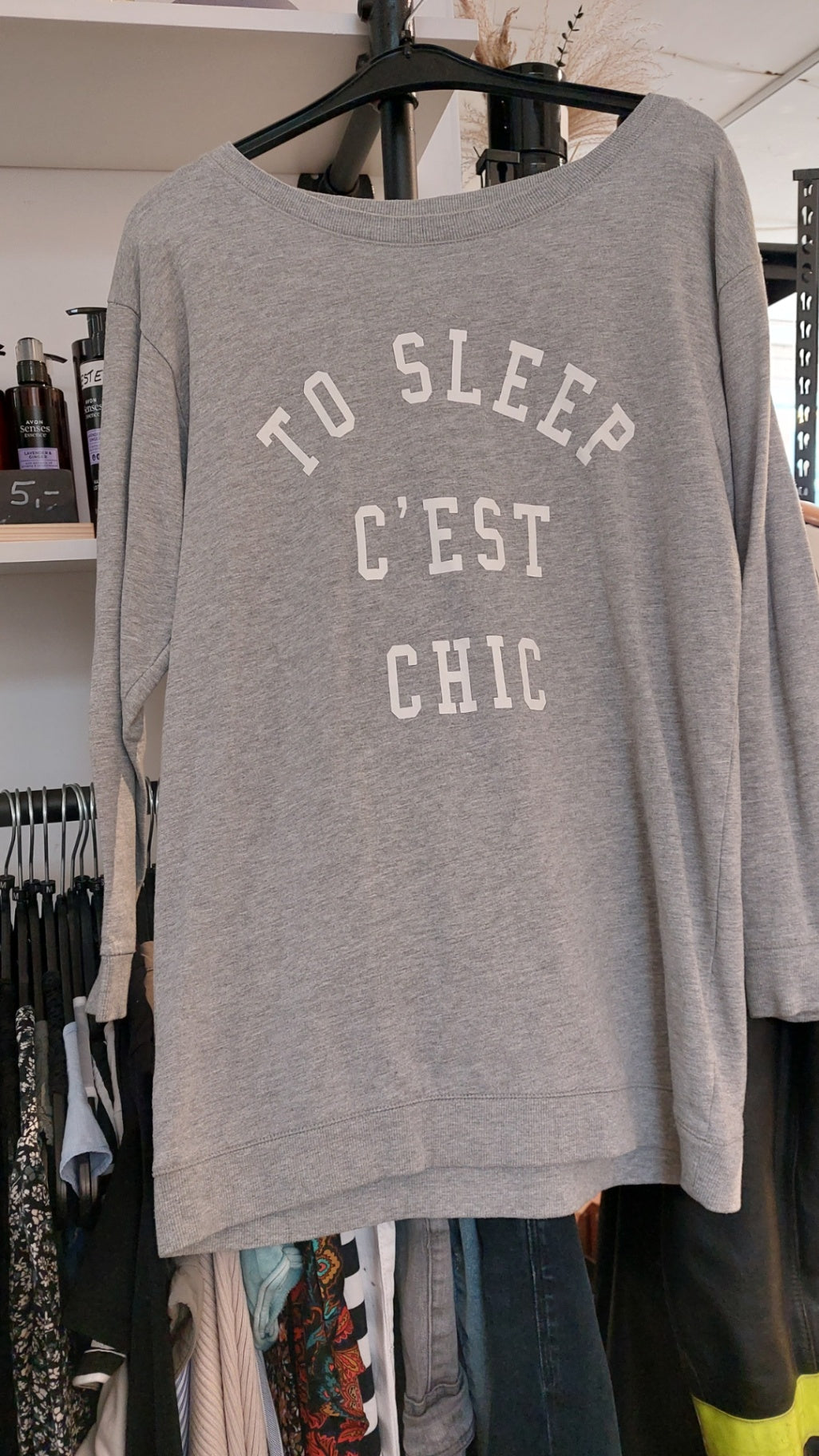 H&M Sweatshirt Grau Größe: S