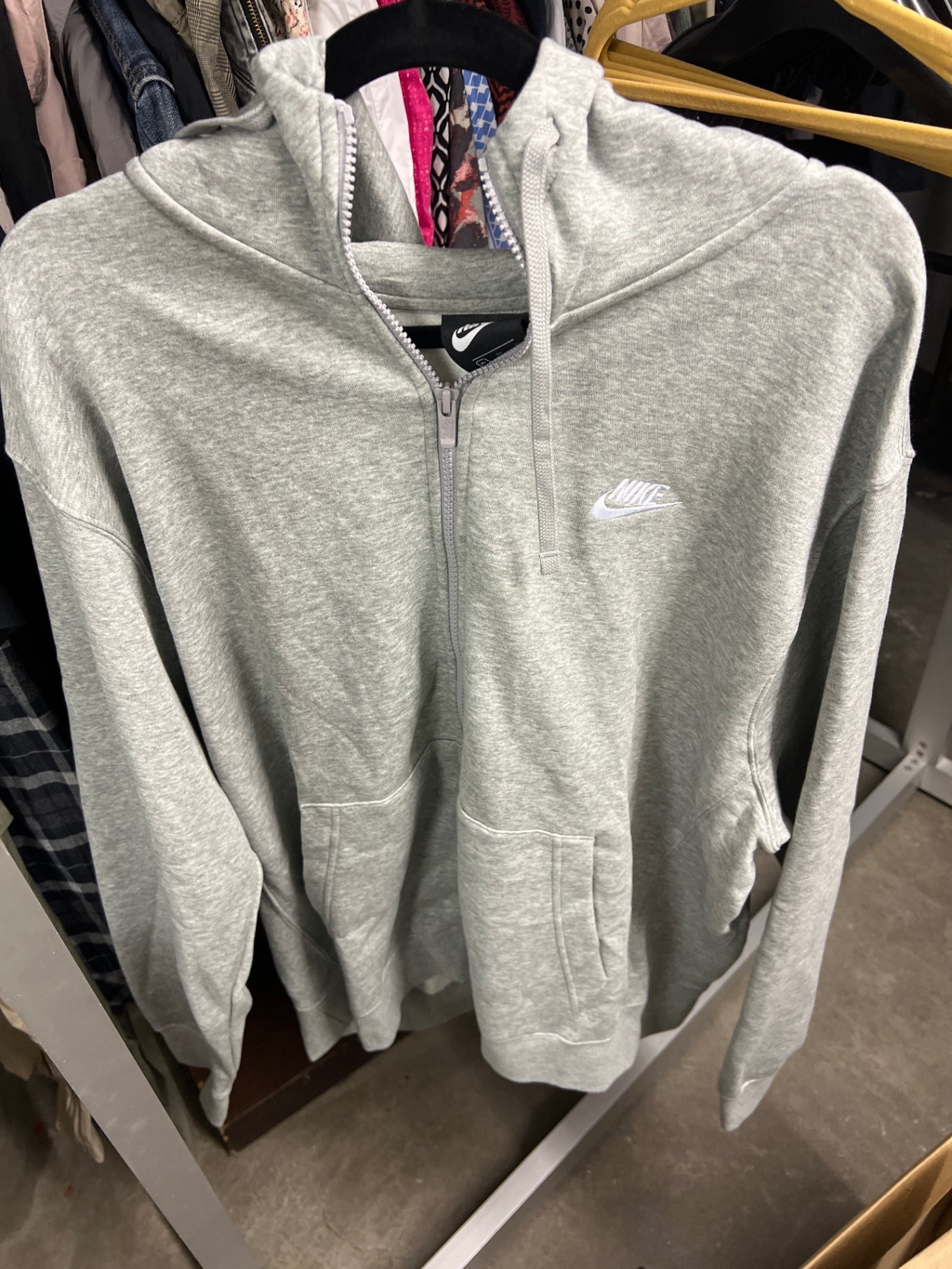 Nike Hoodie Grau Größe: XL