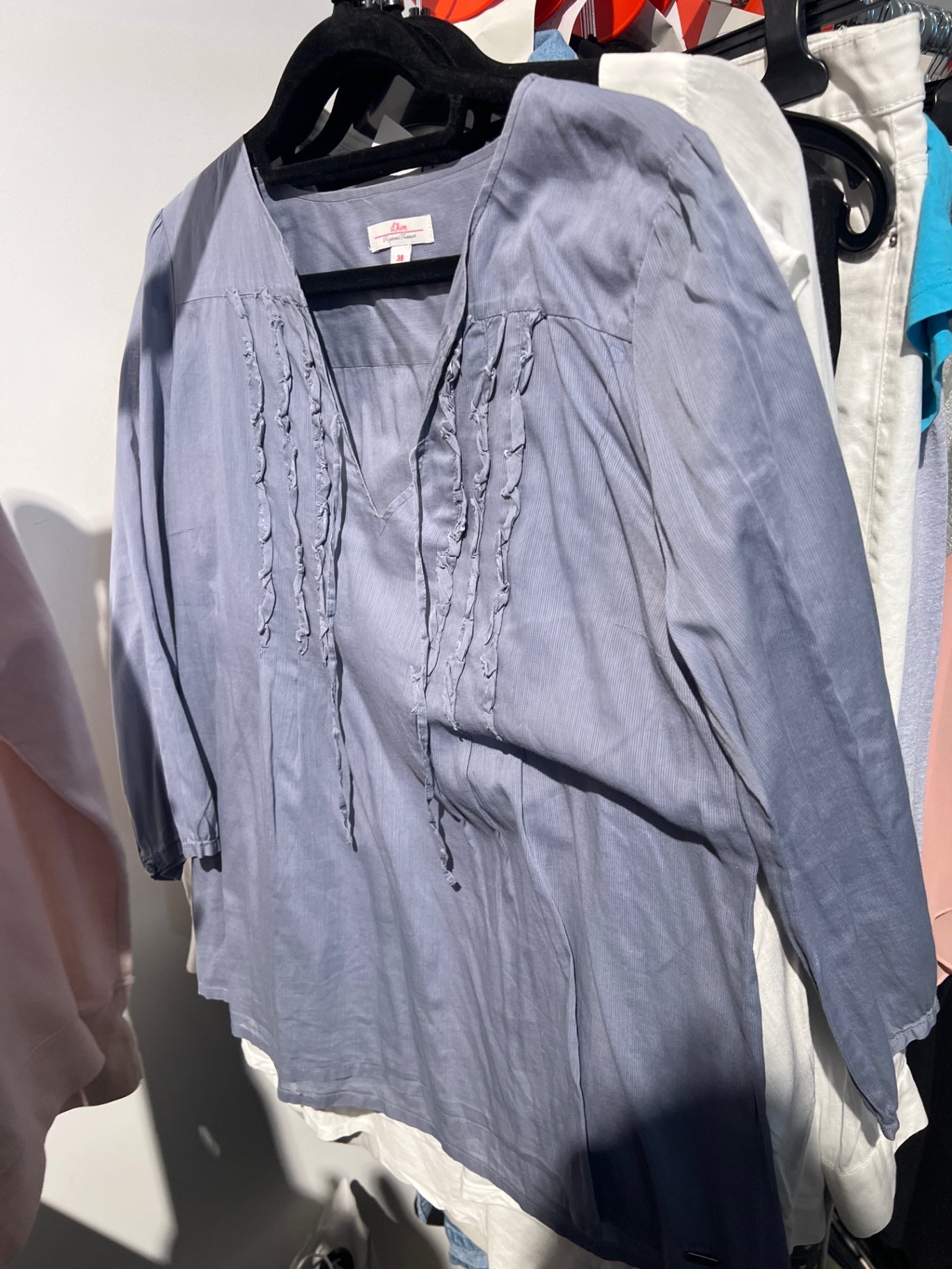 s.Oliver Bluse blau Größe: 38