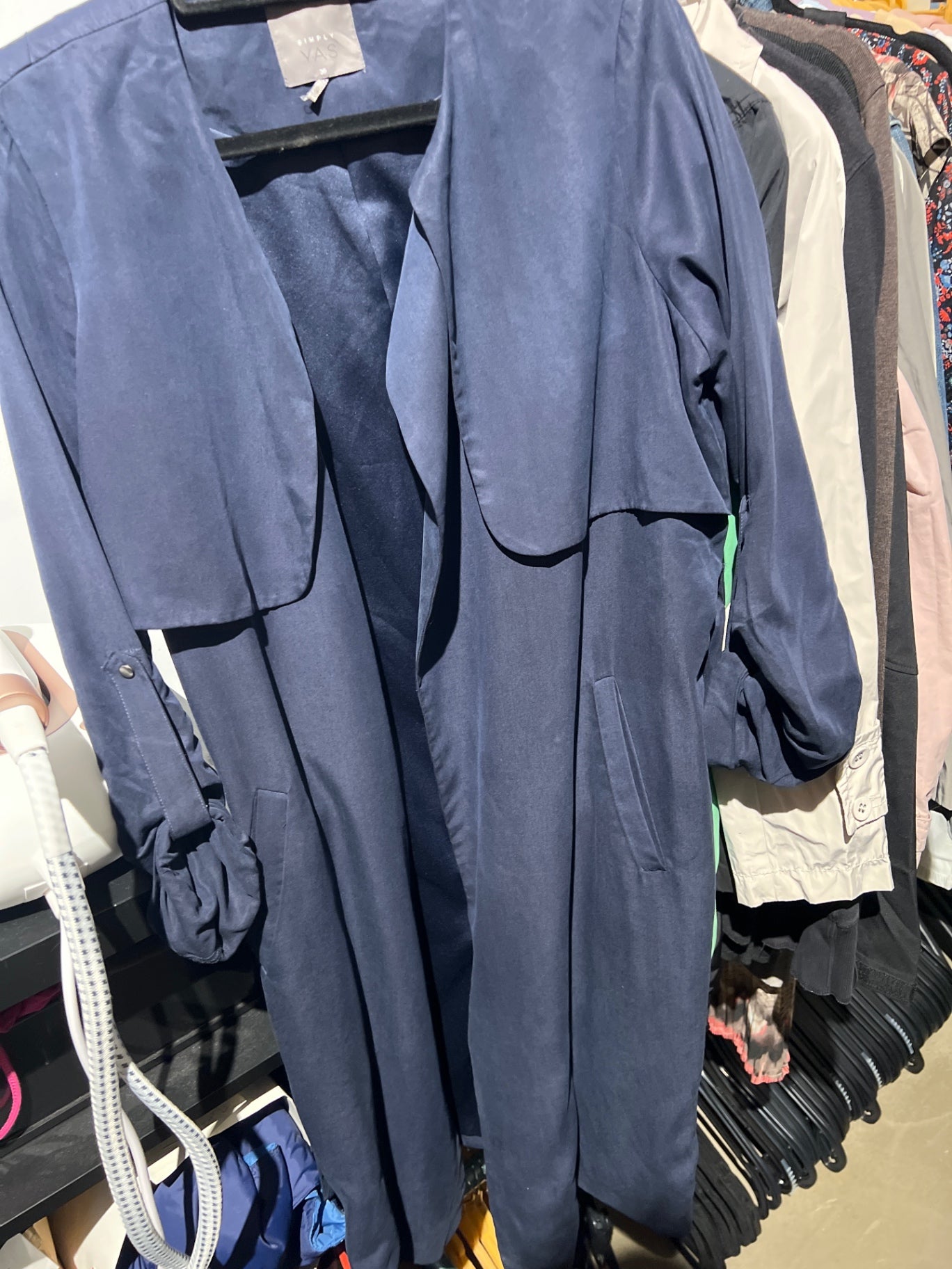 Y.A.S. Mantel Marineblau Größe: S