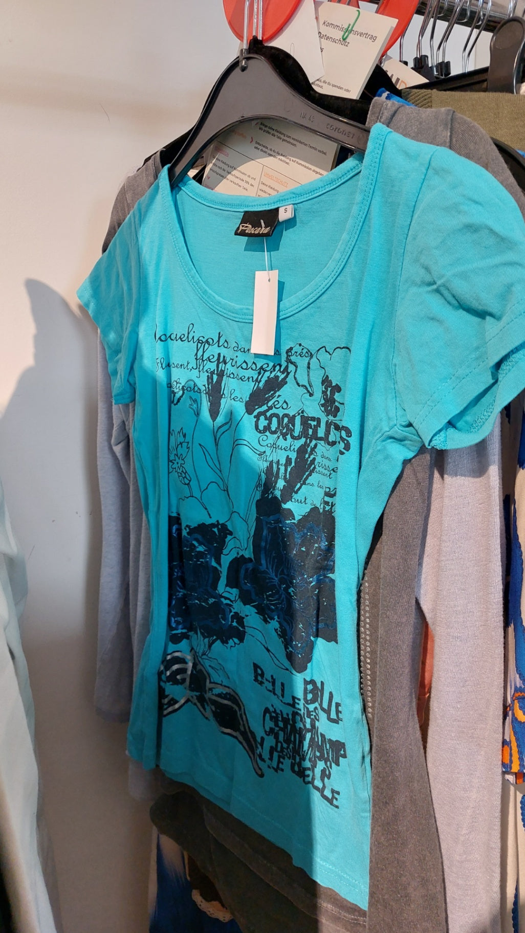 Pescara T-Shirt Türkis Größe: S