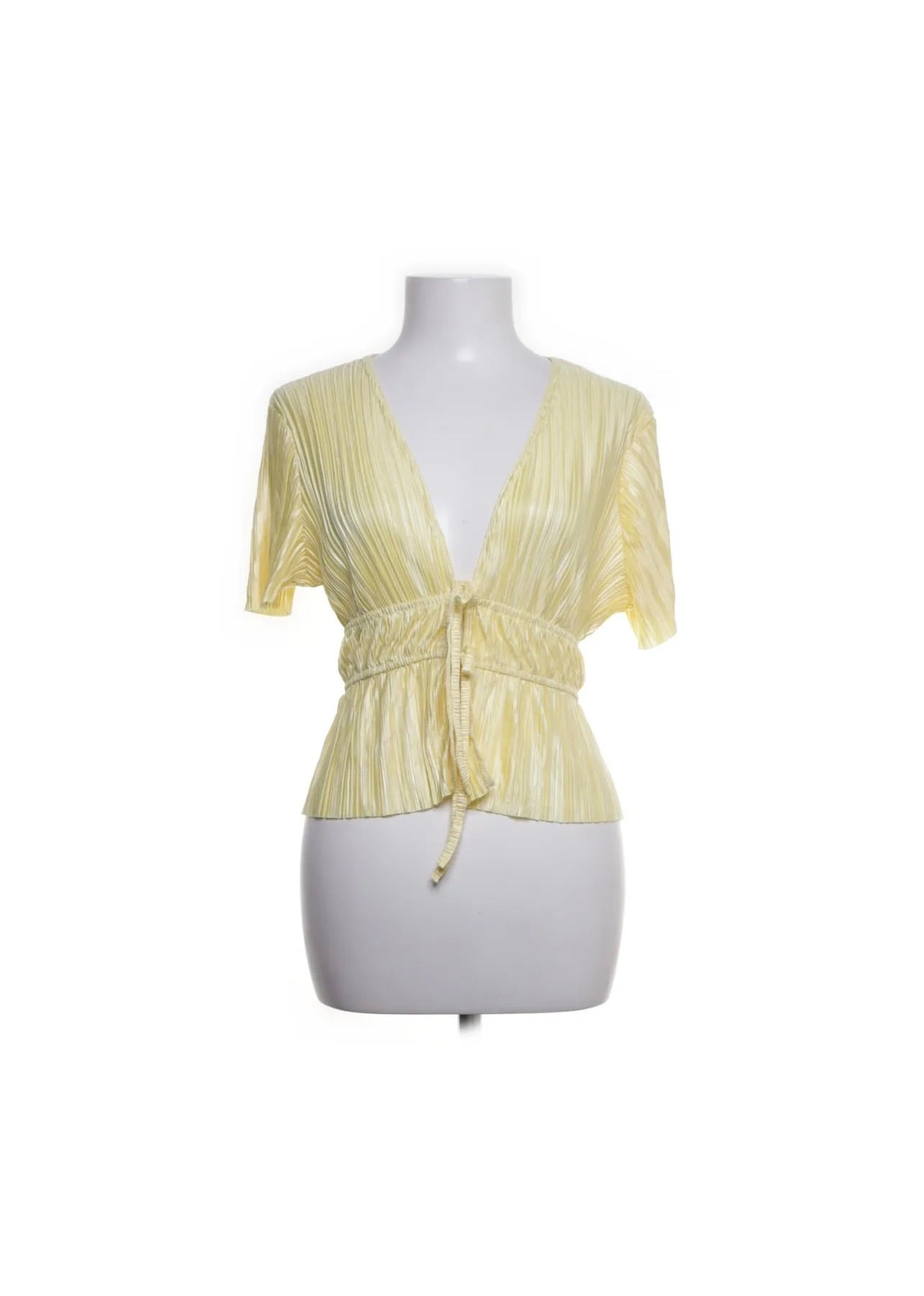 ASOS Design Bluse Gelb Größe: 40