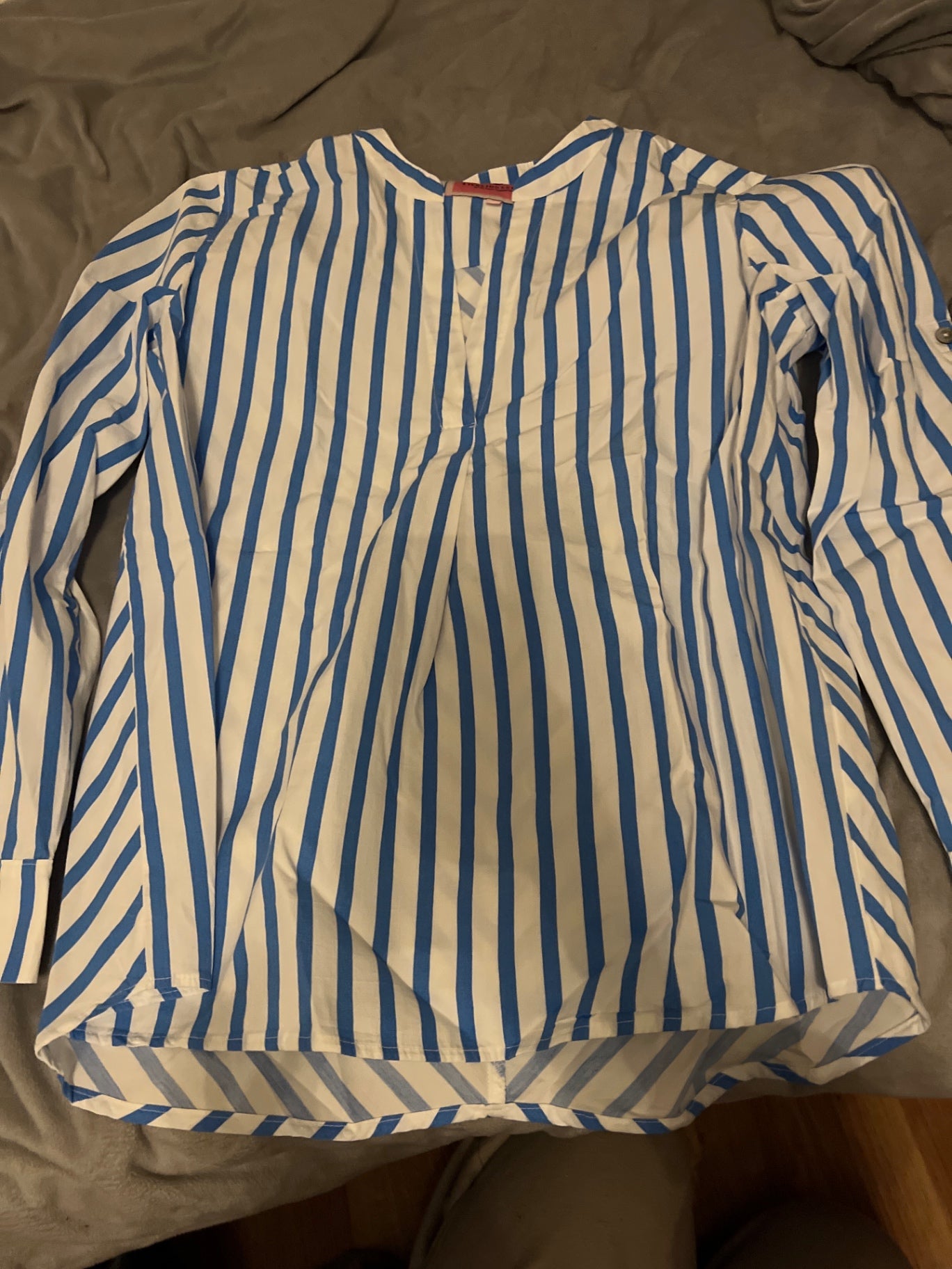 Lieblingsstück Bluse Blau und Weiß Größe: M