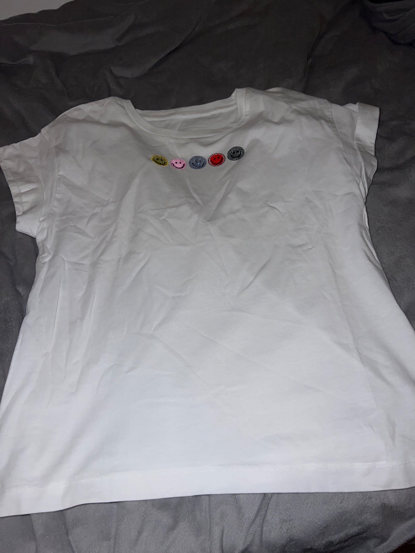 Rich & Royal T-Shirt Weiß Smileys Größe: S