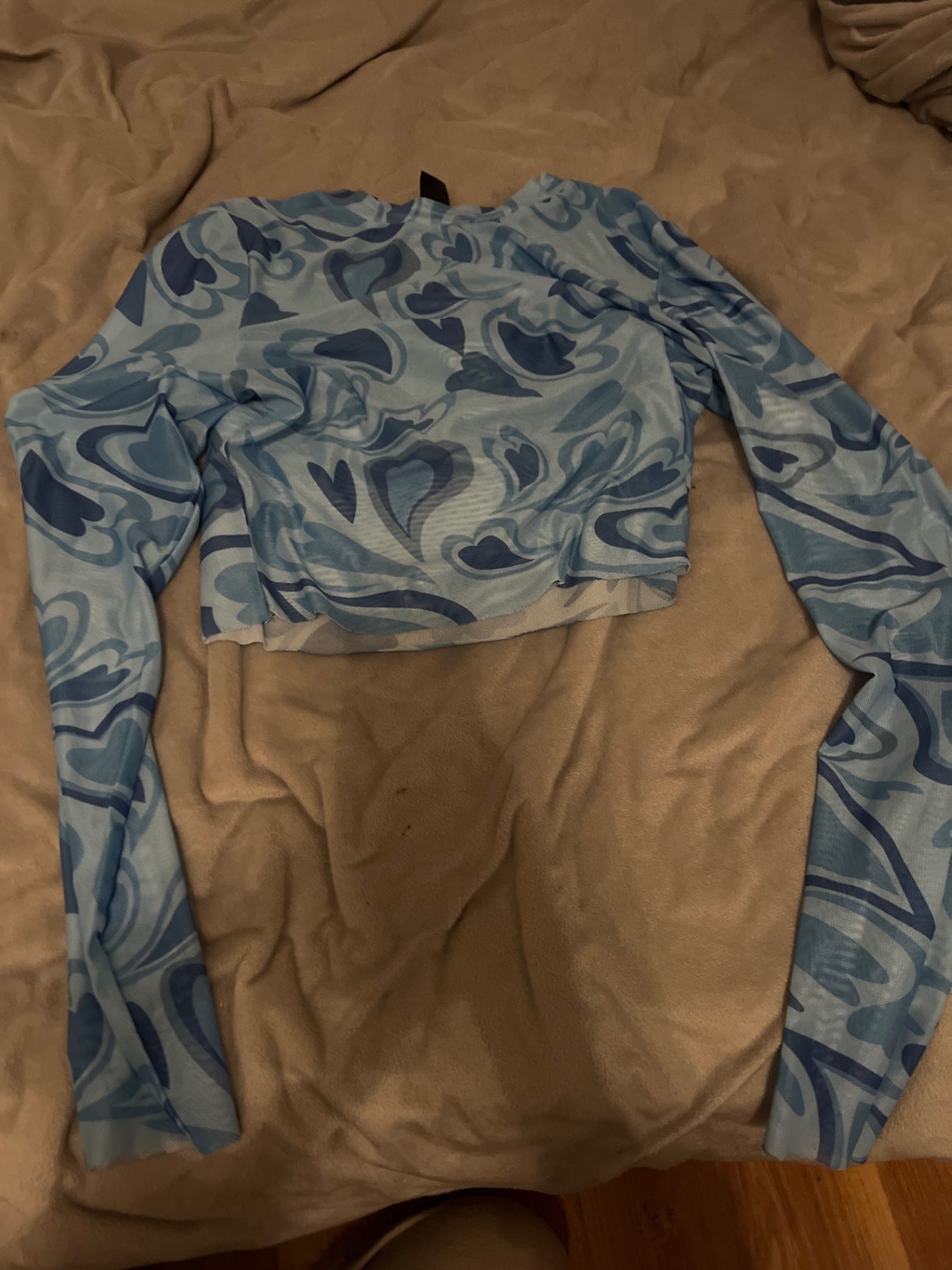Langarmshirt Blau Größe: M