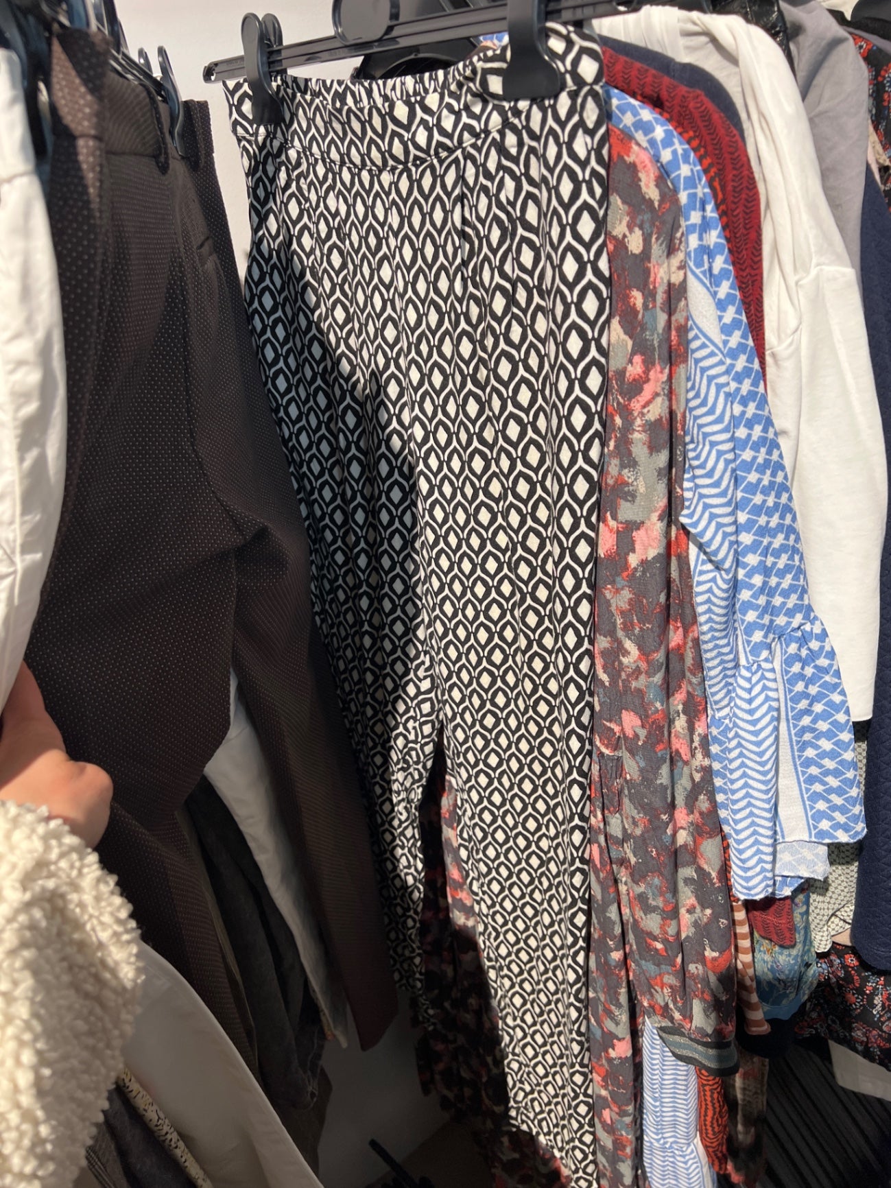 H&M Hose Schwarz und Weiß Größe: S