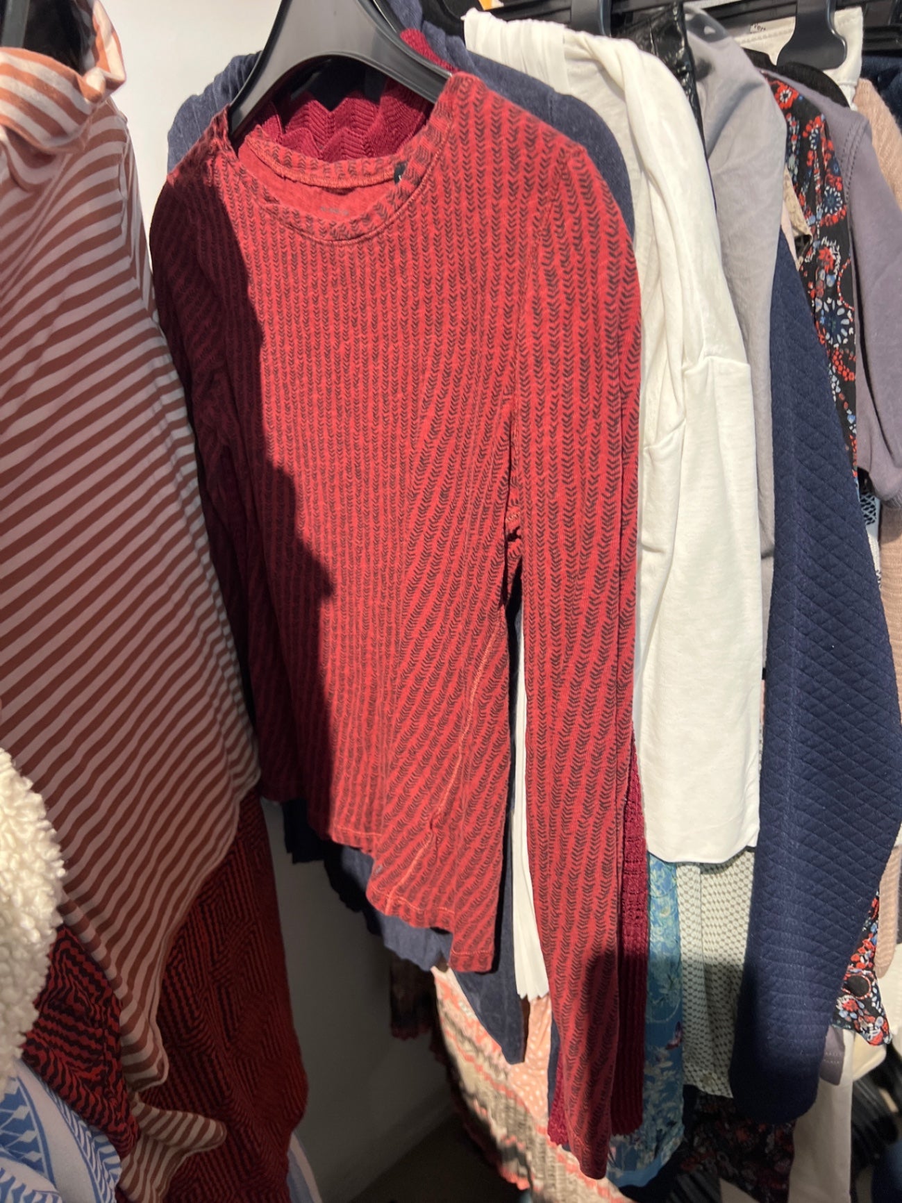 Marc O‘Polo Langarmshirt Rot Größe: S