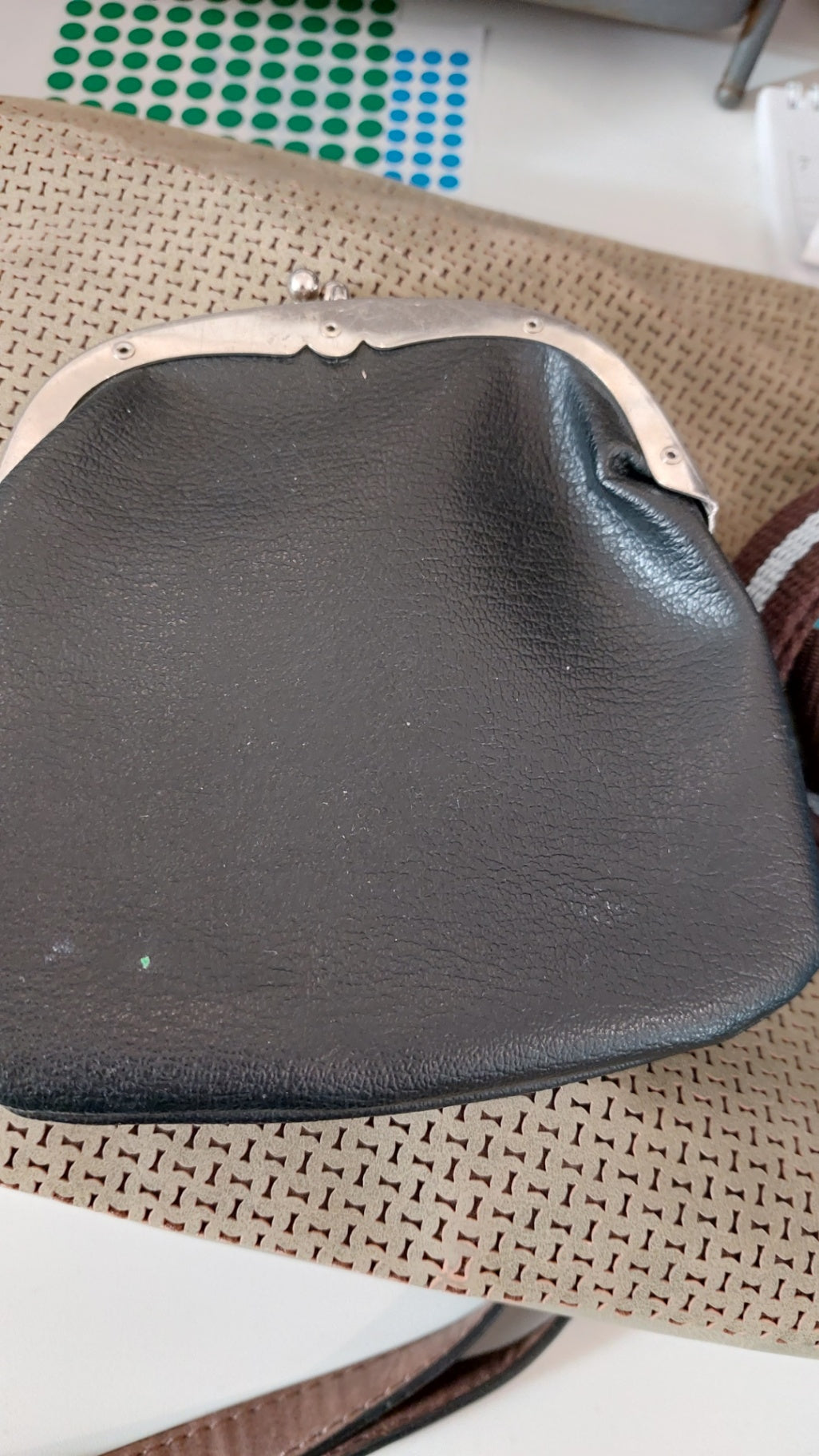 TRUE VINTAGE! Handtasche Schwarz