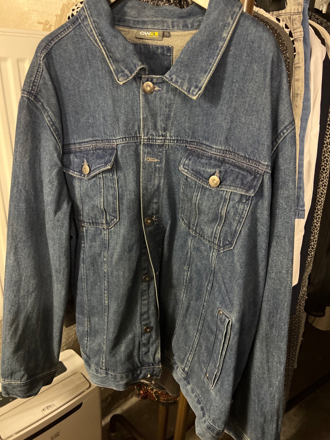 OWK Jeansjacke Blau Größe: 5XL