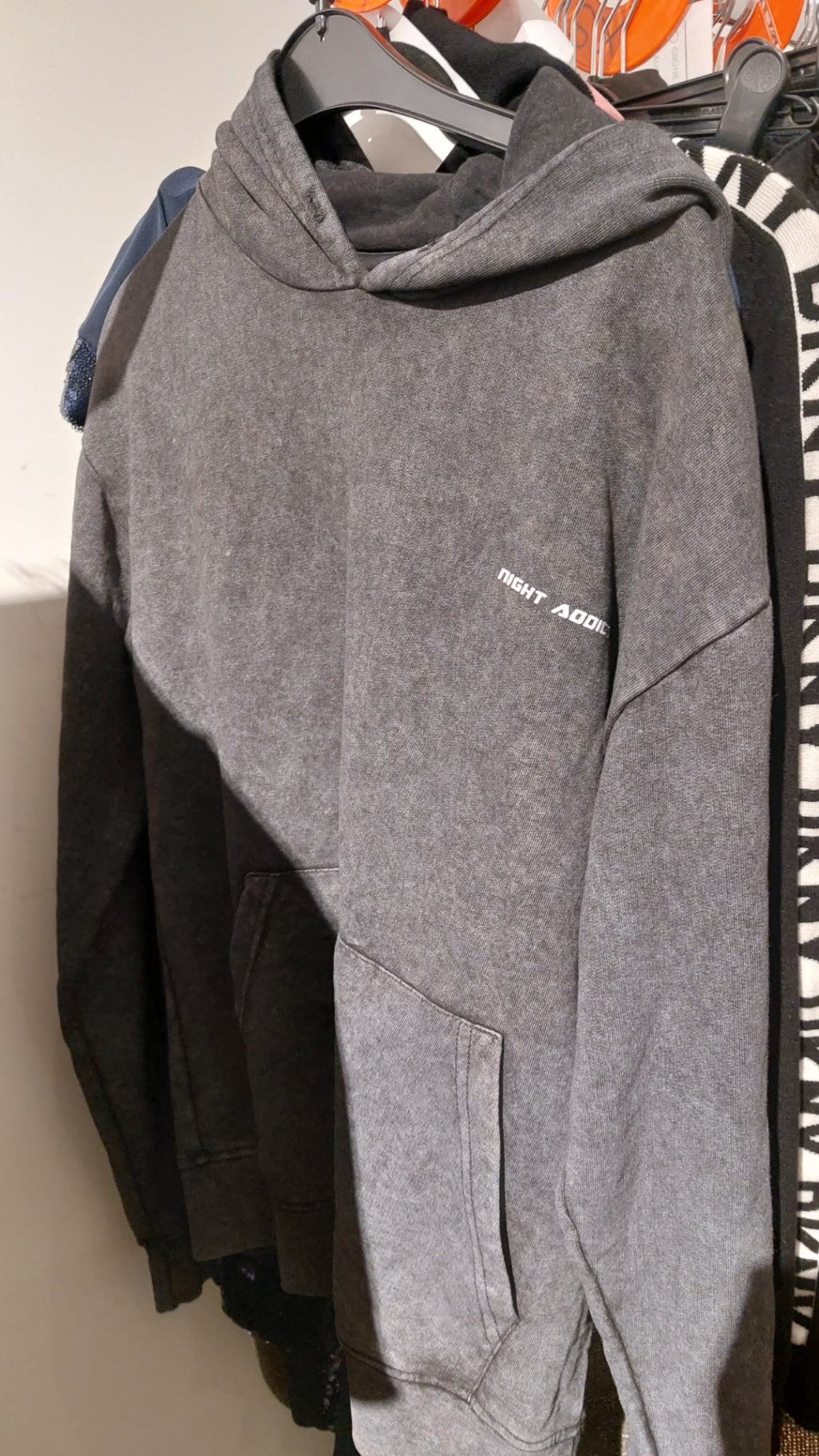 Night Addict Pullover Grau Größe: S