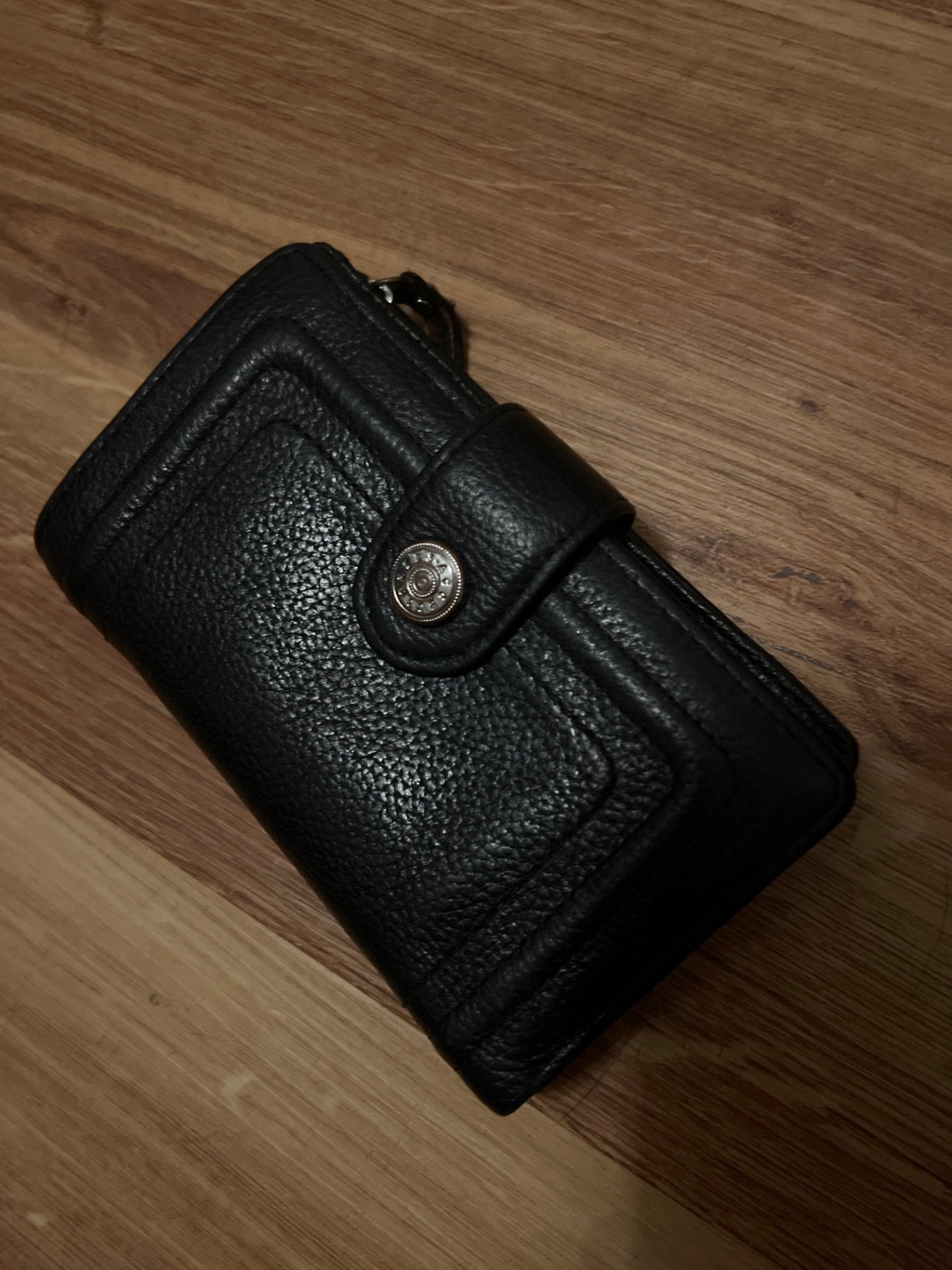 Leder Geldbörse Schwarz