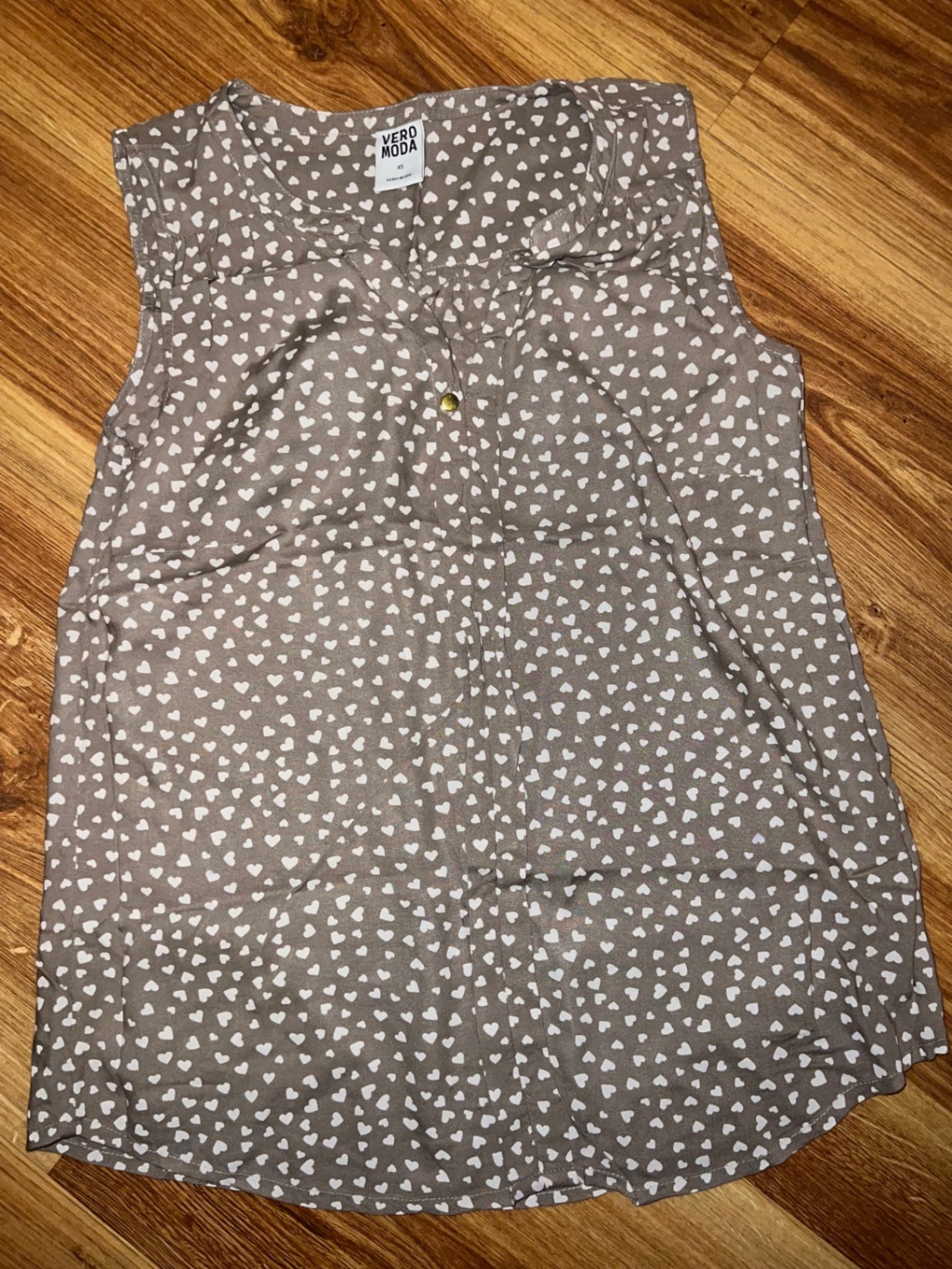 VERO MODA Bluse Braun Größe: XS