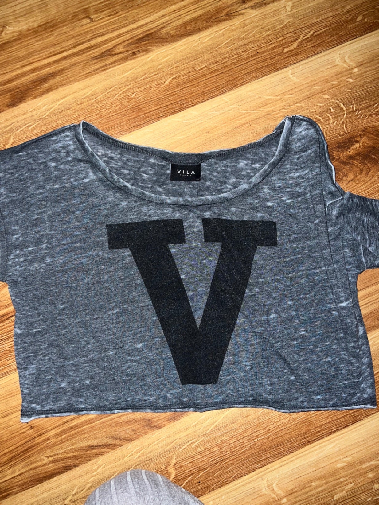 VILA T-Shirt Grau Größe: XS