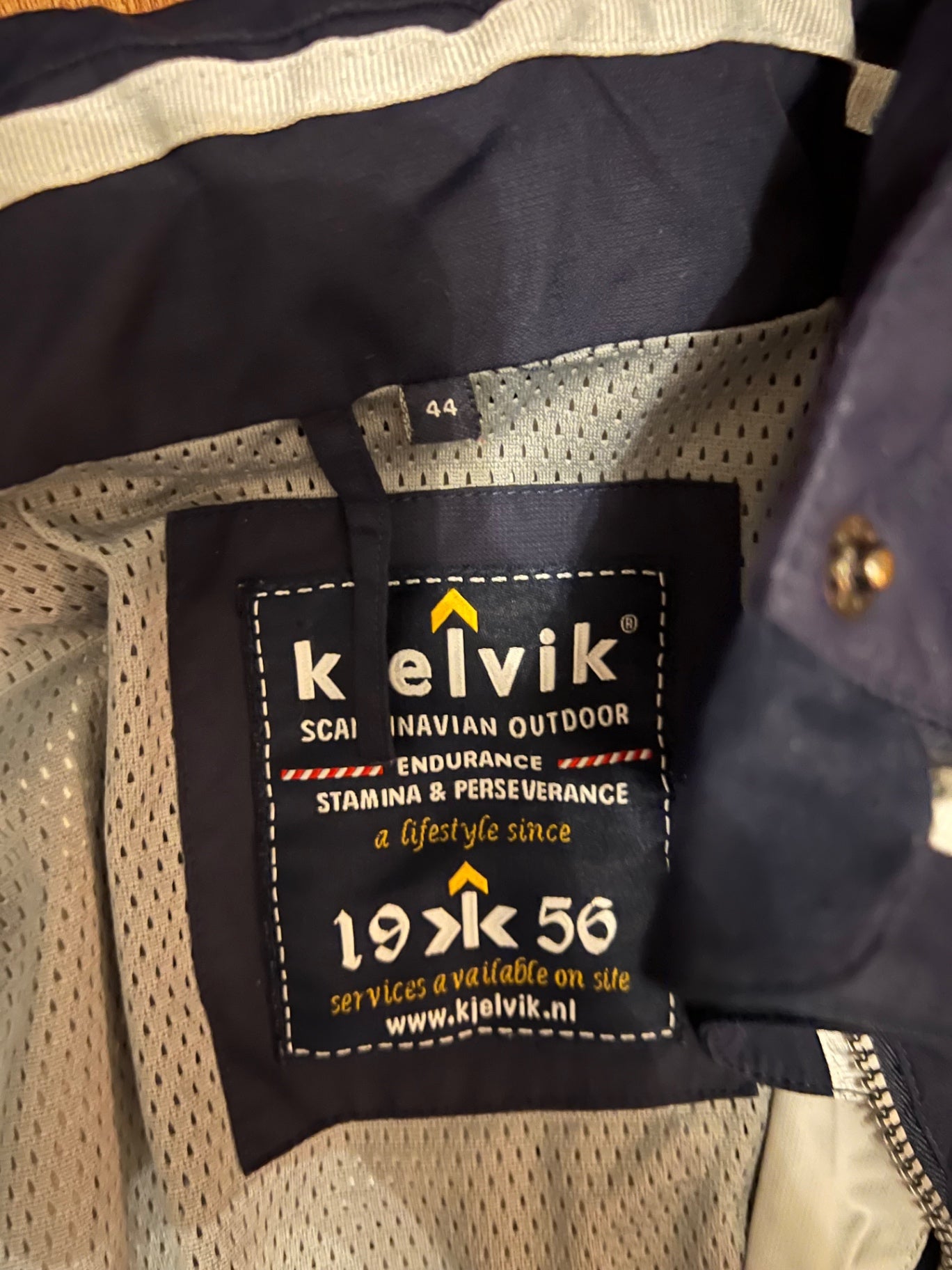 Kjelvik Jacke Dunkelblau Größe: 44