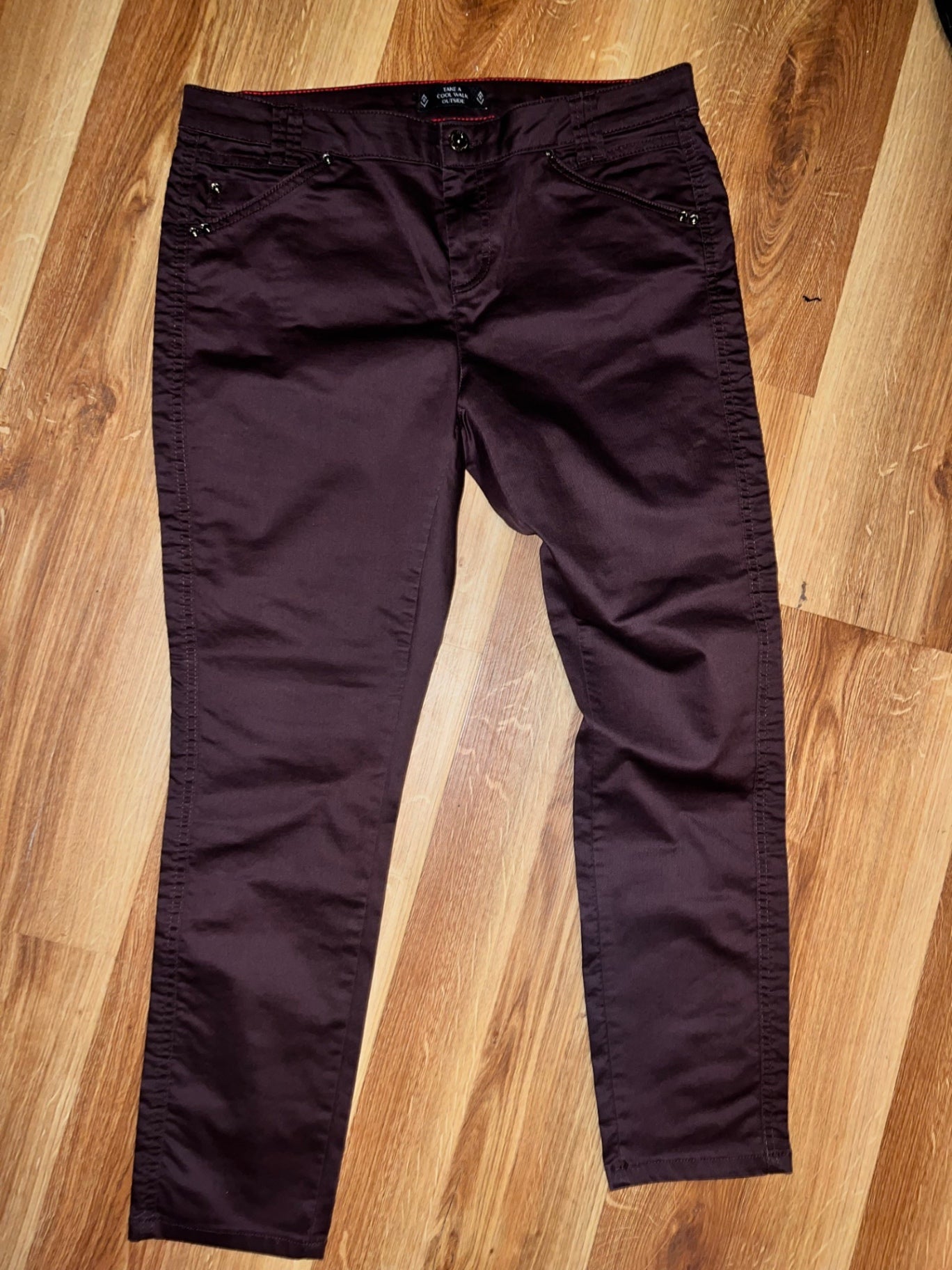 Street One Jeans Dunkelrot Größe: 44/30
