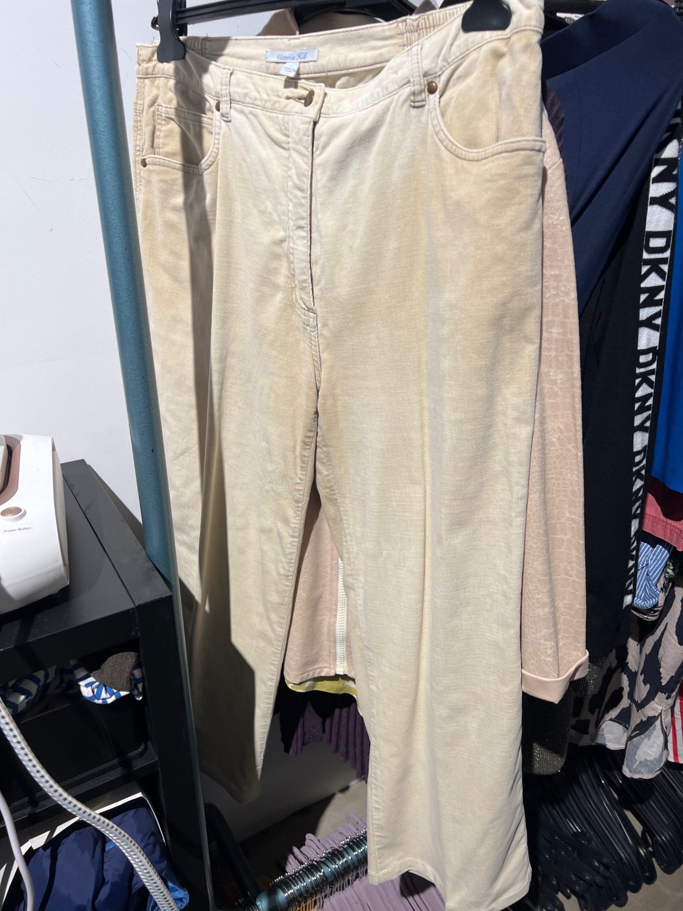 Victoria Hill Cordhose Beige Größe: 48