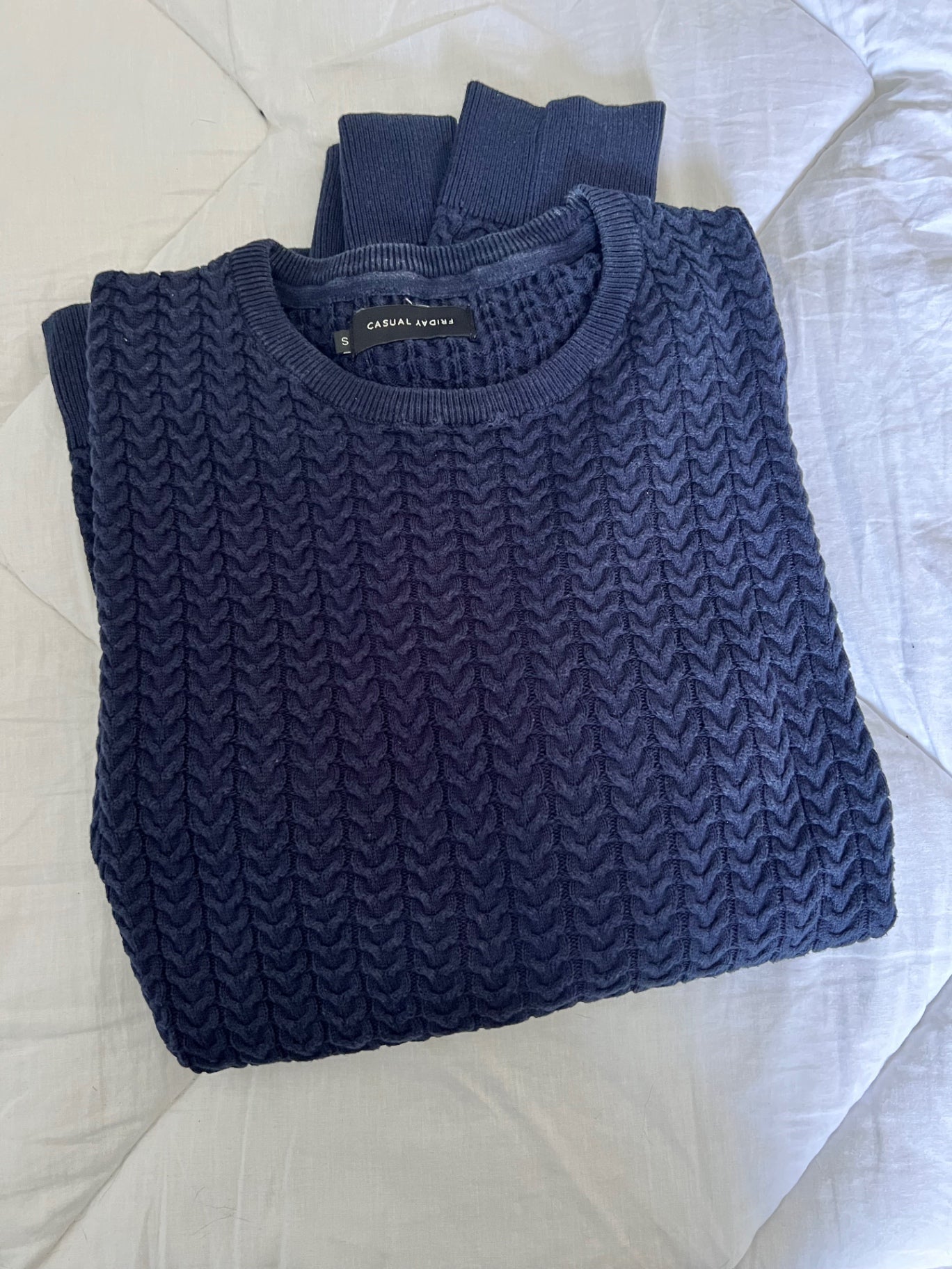 Casual Friday Pullover Marineblau Größe: S