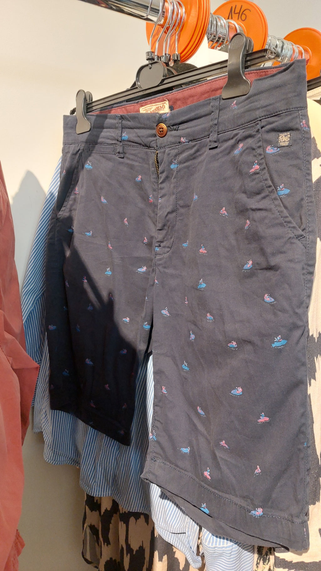 Petrol Industries Kurze Hose Blau Größe: XL