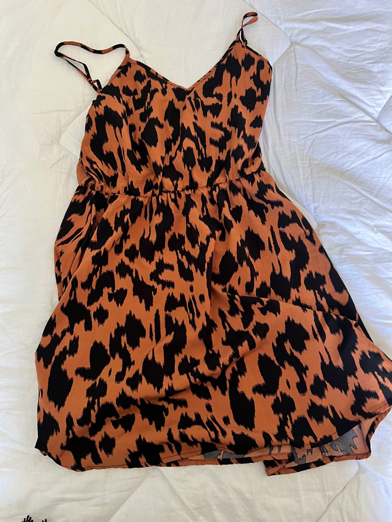 Shein Kleid Braun und Schwarz Größe: S
