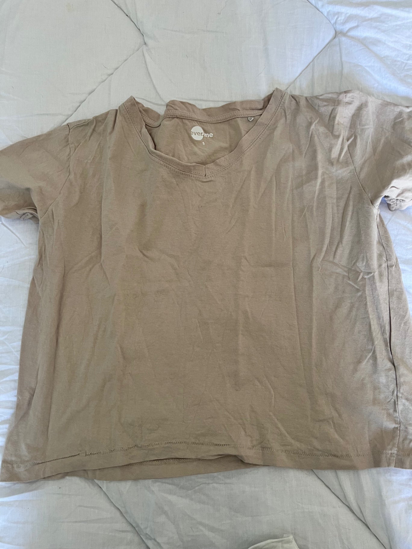 everme T-Shirt Beige Größe: S