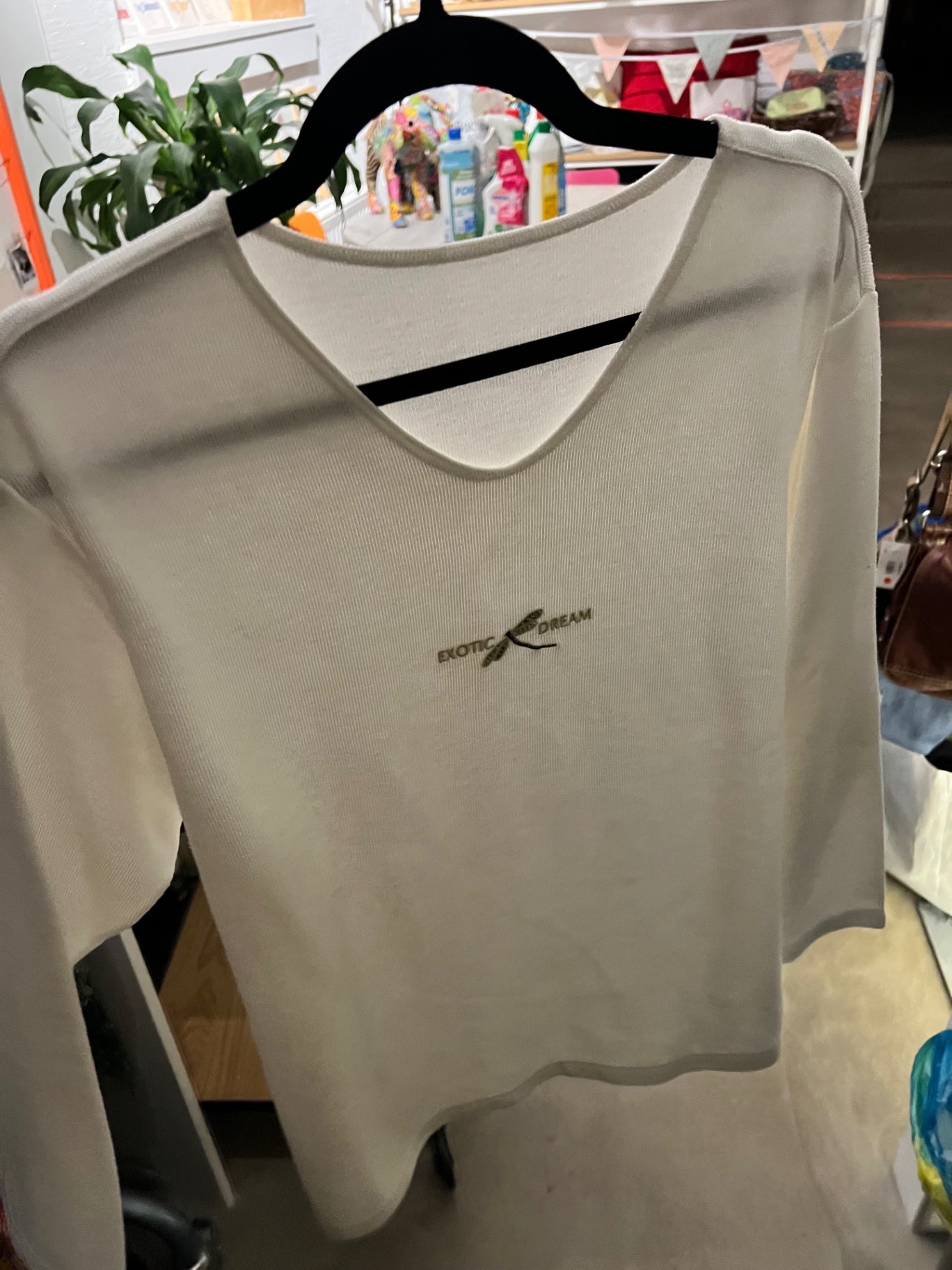 Pullover Cremefarben Größe: L