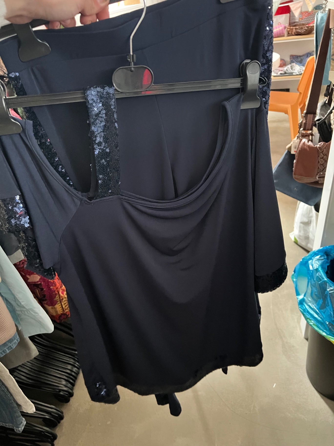 Bonprix Oberteil Dunkelblau Größe: XL
