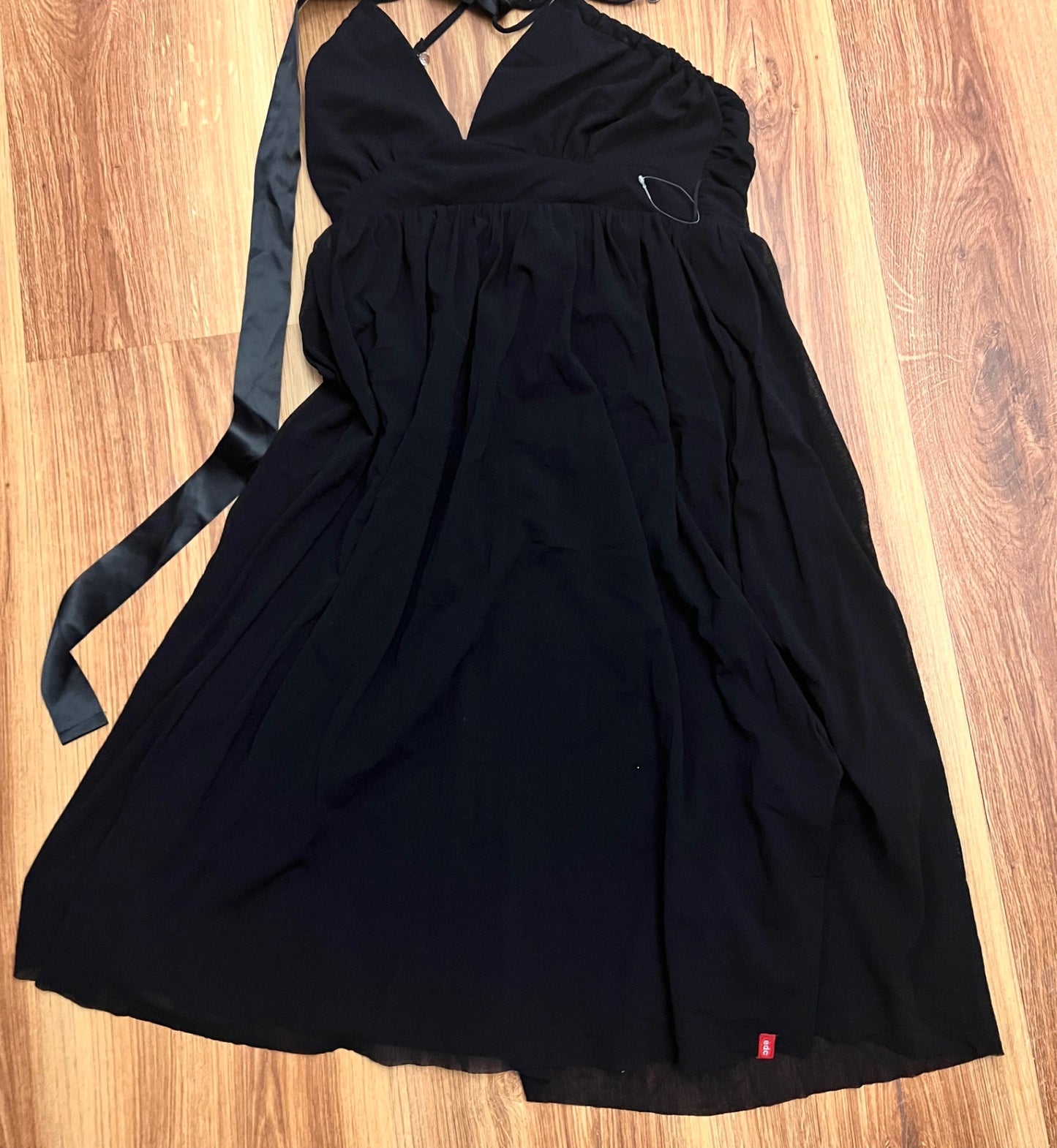 EDC Kleid Schwarz Größe: S/M
