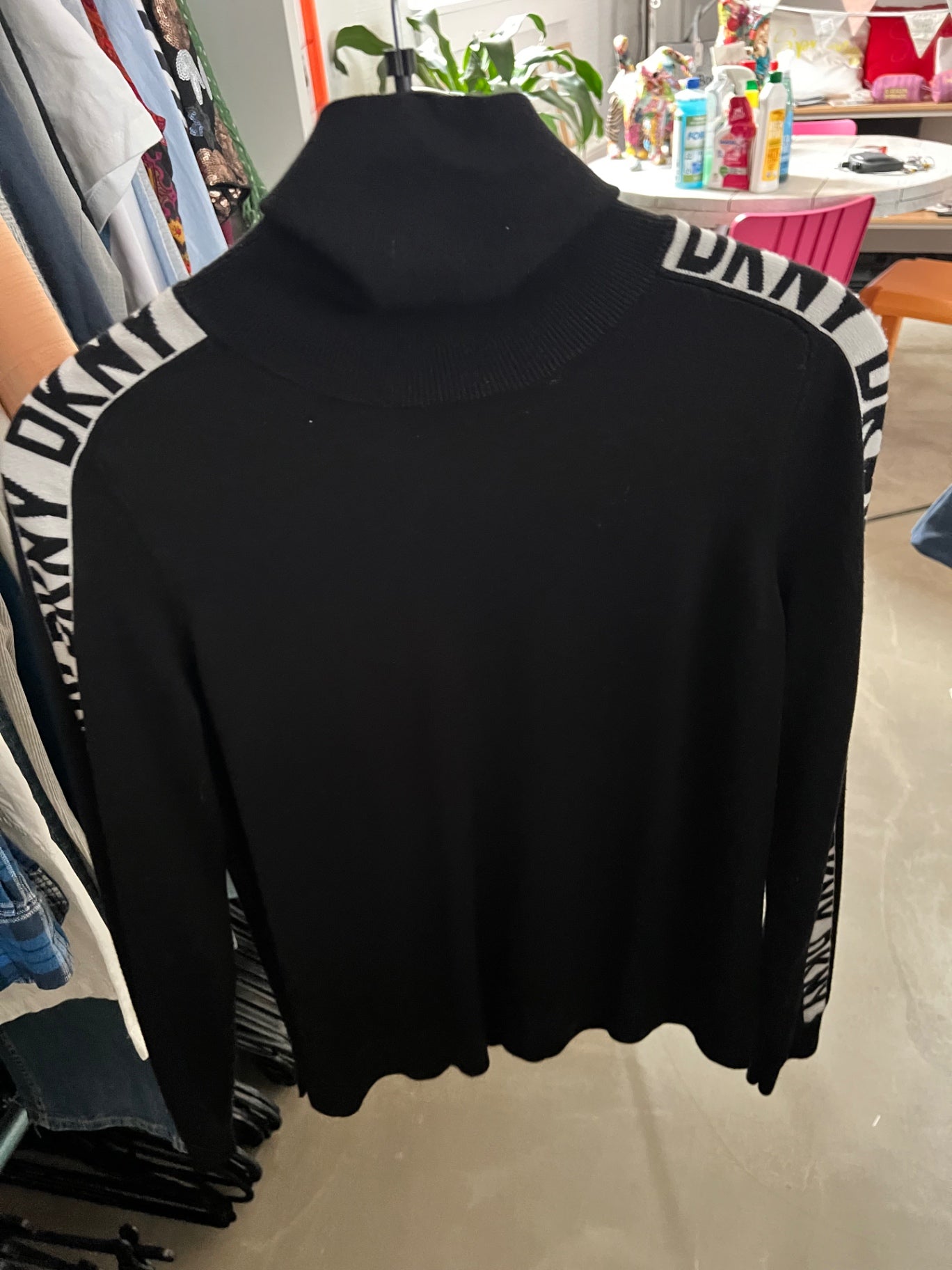 DKNY Pulli Schwarz Größe: M