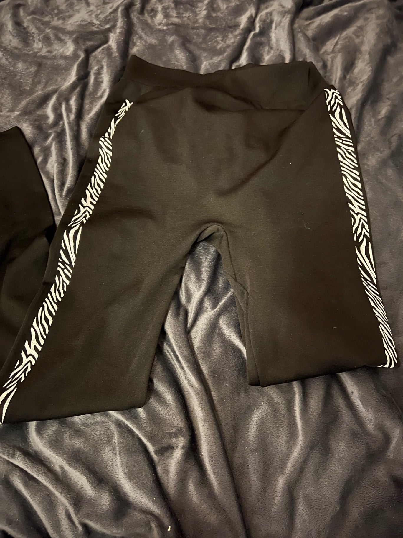 Leggings Schwarz Größe: M/L