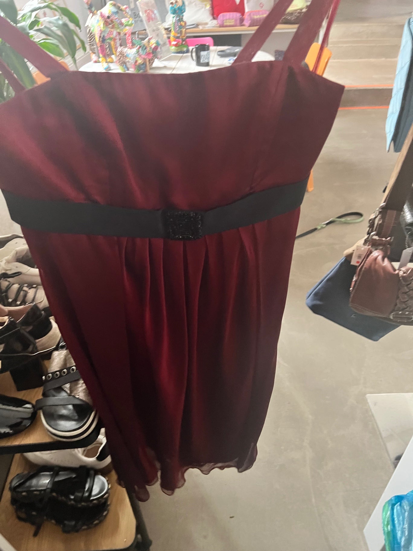 Callao Kleid Bordeauxrot Größe: XS