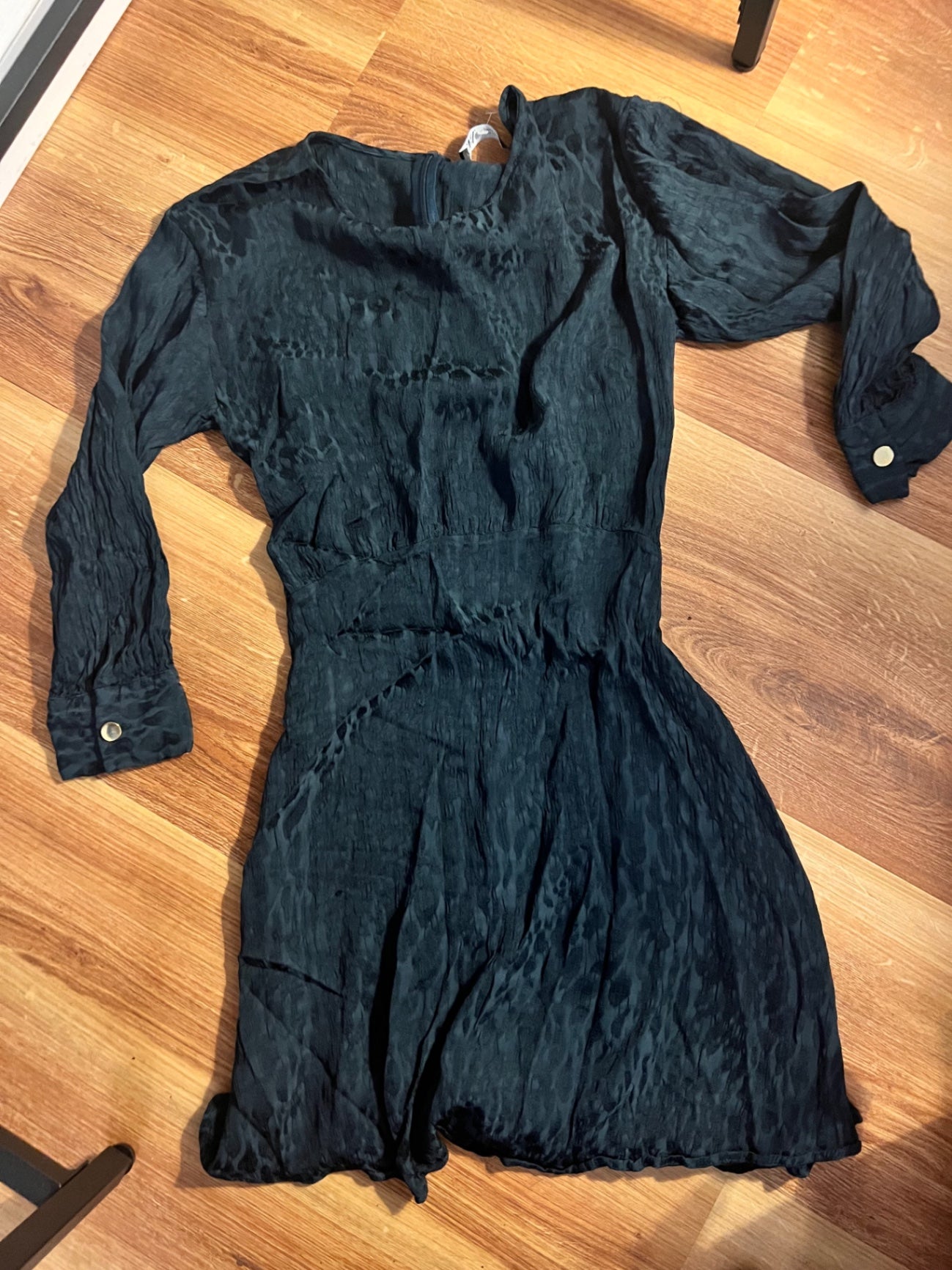 Zara Kleid Dunkelgrün Größe: XS