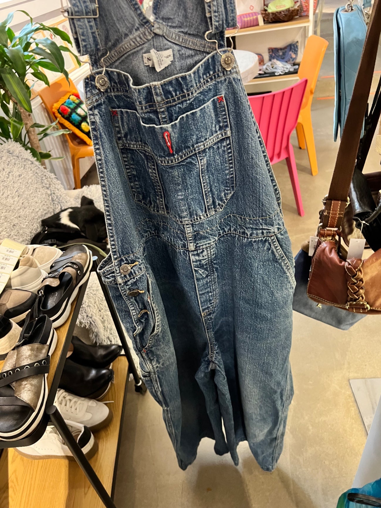 VINTAGE Latzhose Jeans Größe: XL