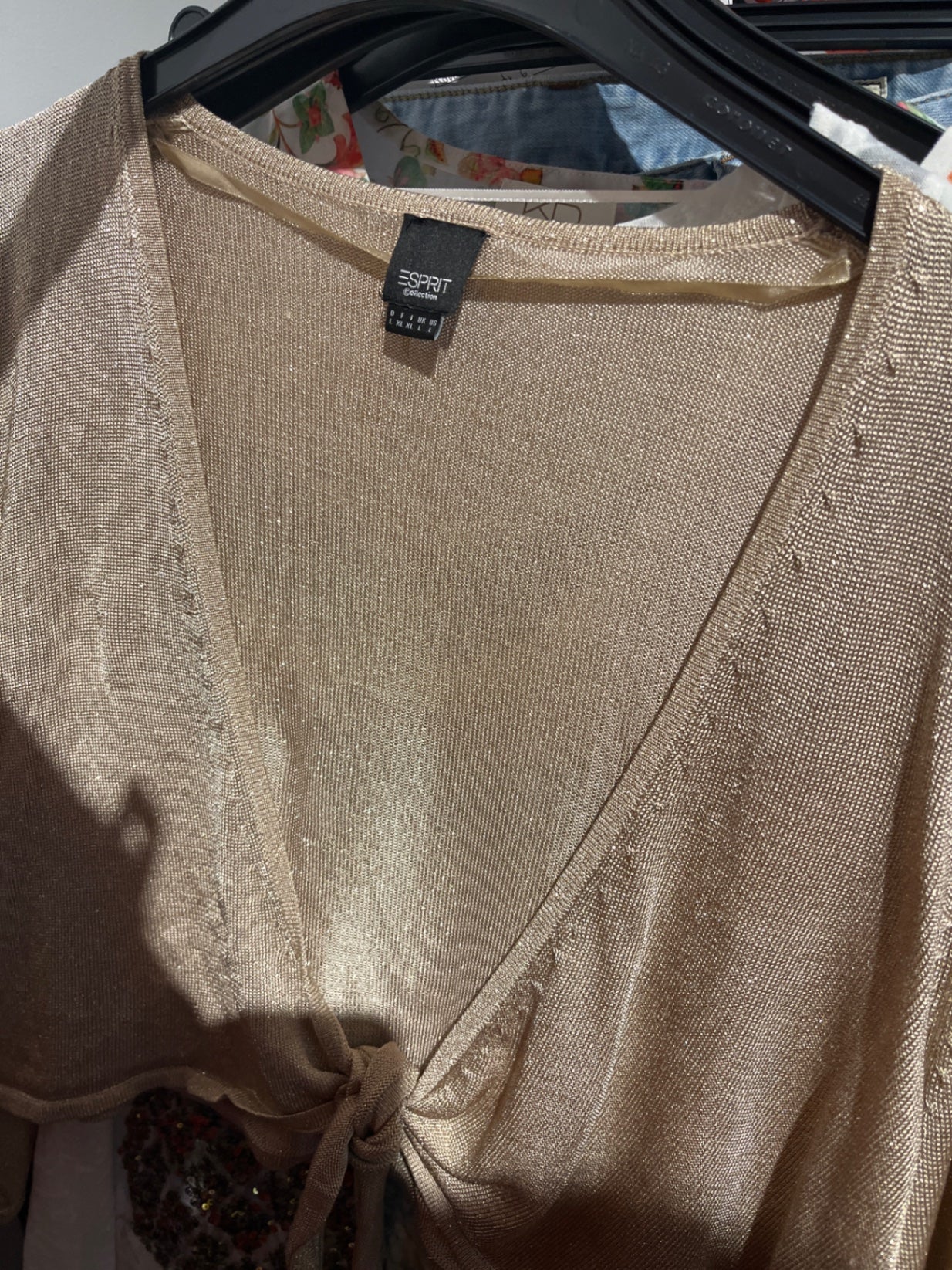 Esprit Strickjacke Gold Größe: L