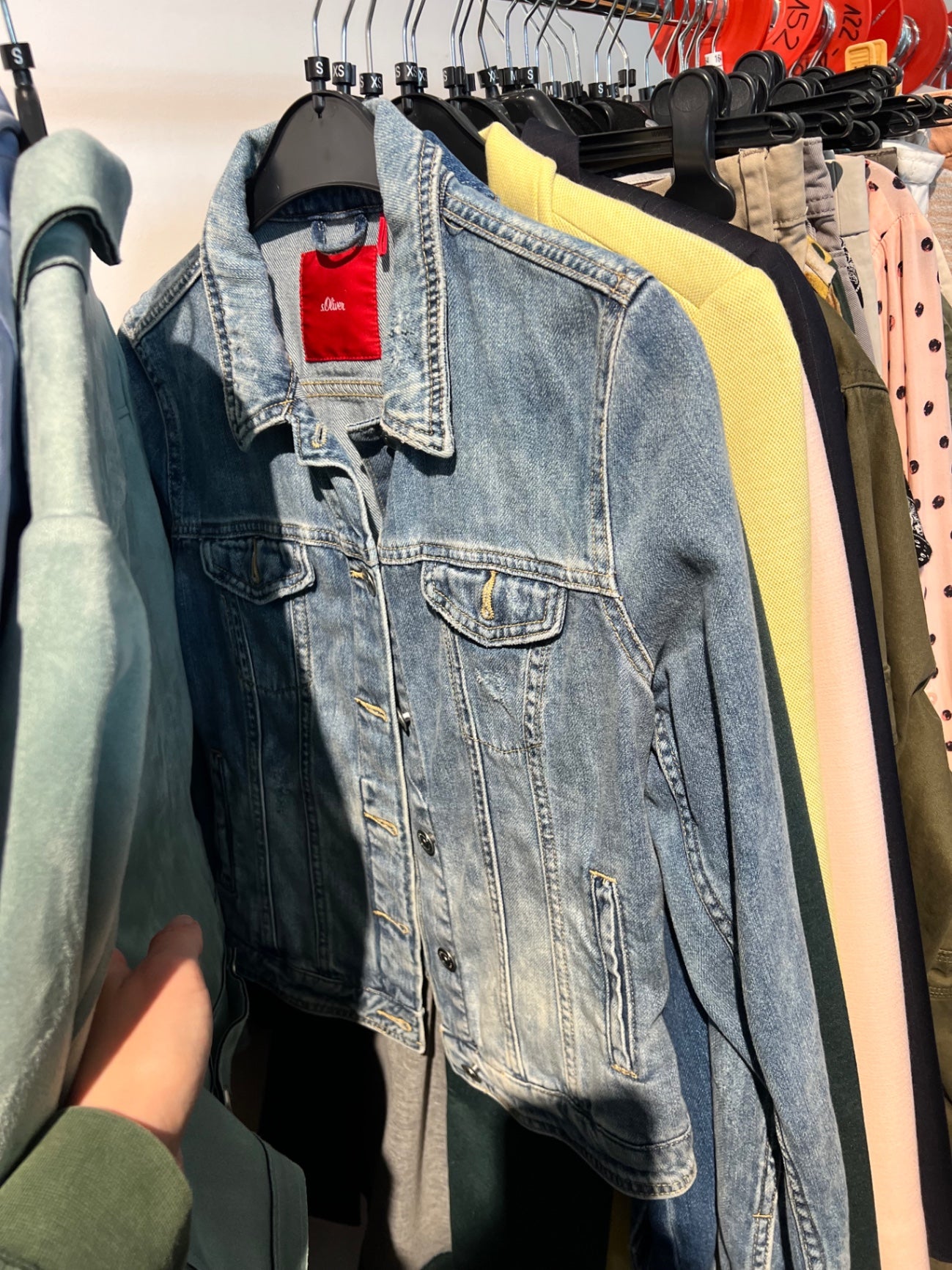 S.Oliver Jeansjacke Blau Größe: S