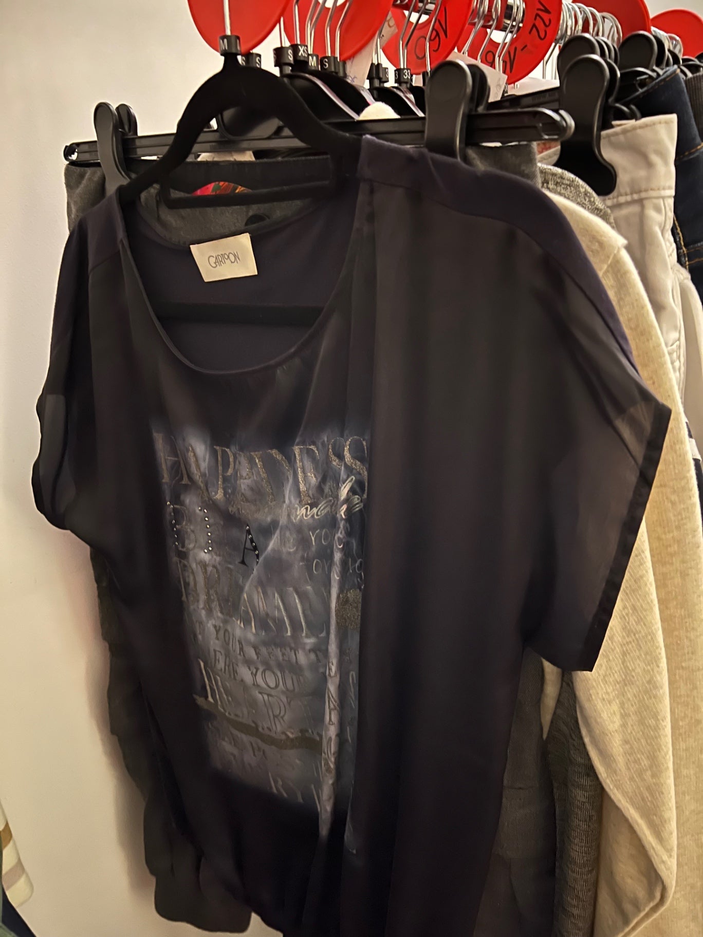 CARToON TShirt Schwarz Größe: M