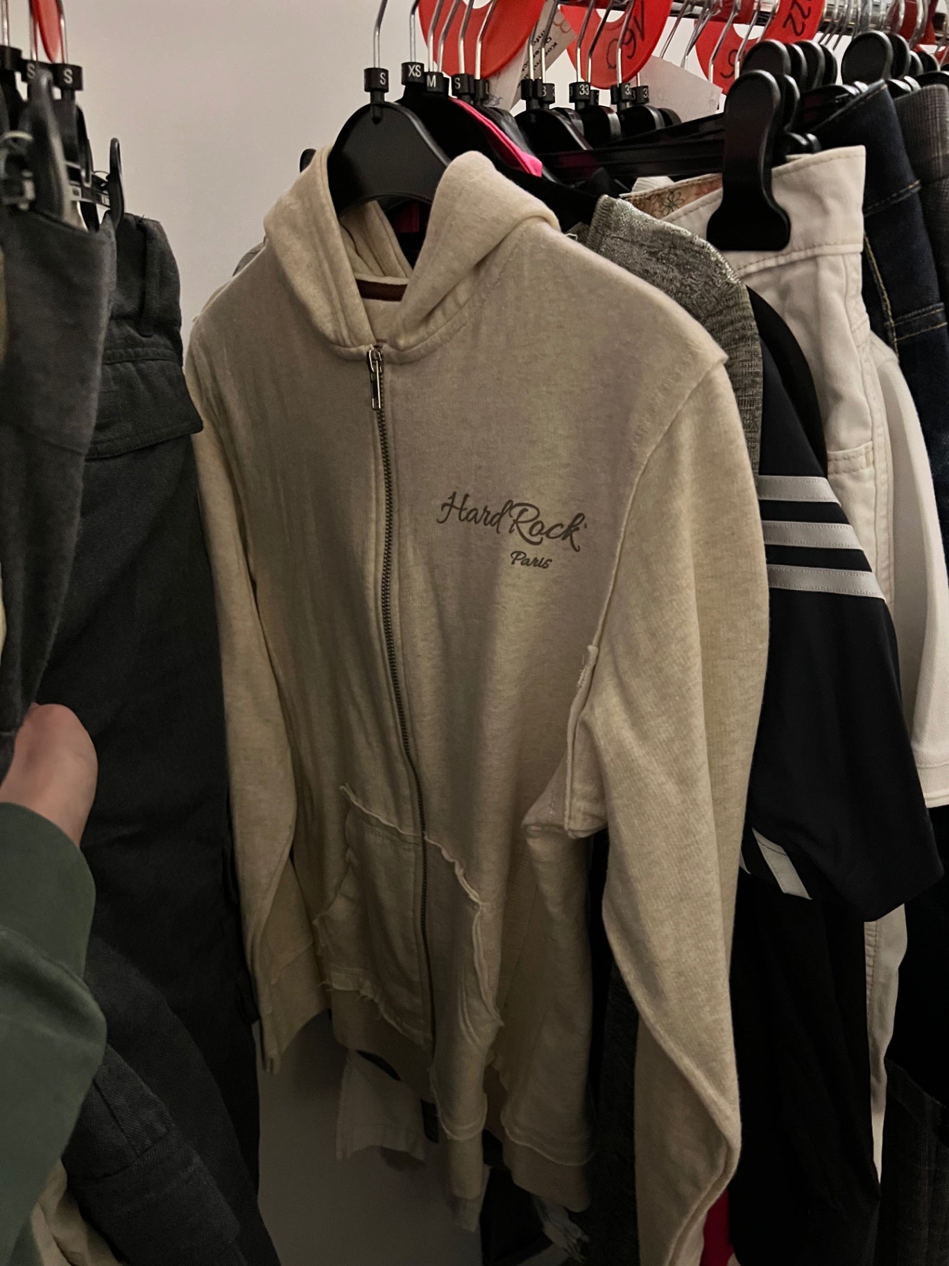 Hard Rock Hoodie Beige Größe: S