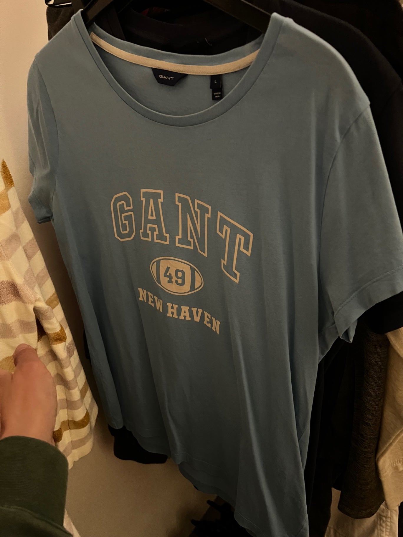 GANT T-Shirt Hellblau Größe: M