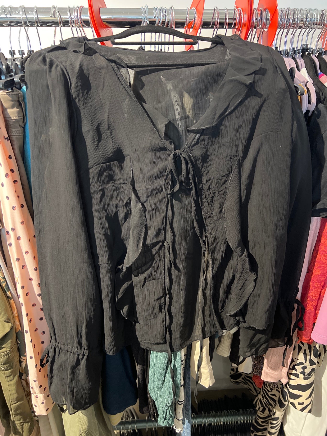 Bluse Schwarz Größe: S