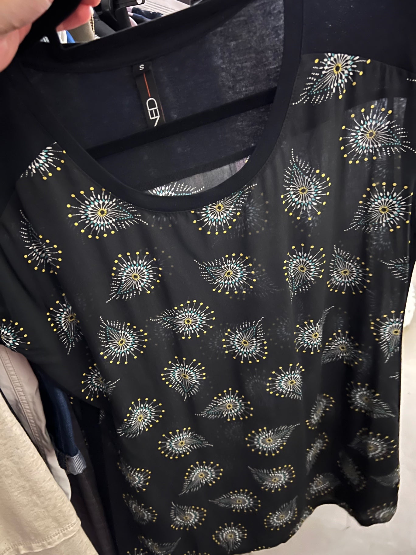NED TShirt Schwarz Größe: S