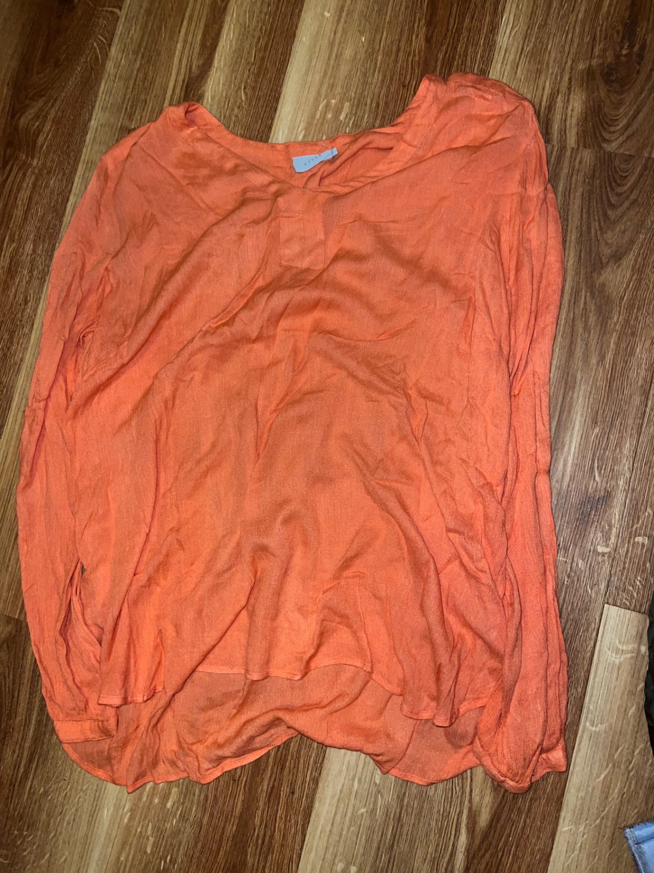 Kaffe Bluse Orange Größe: 46