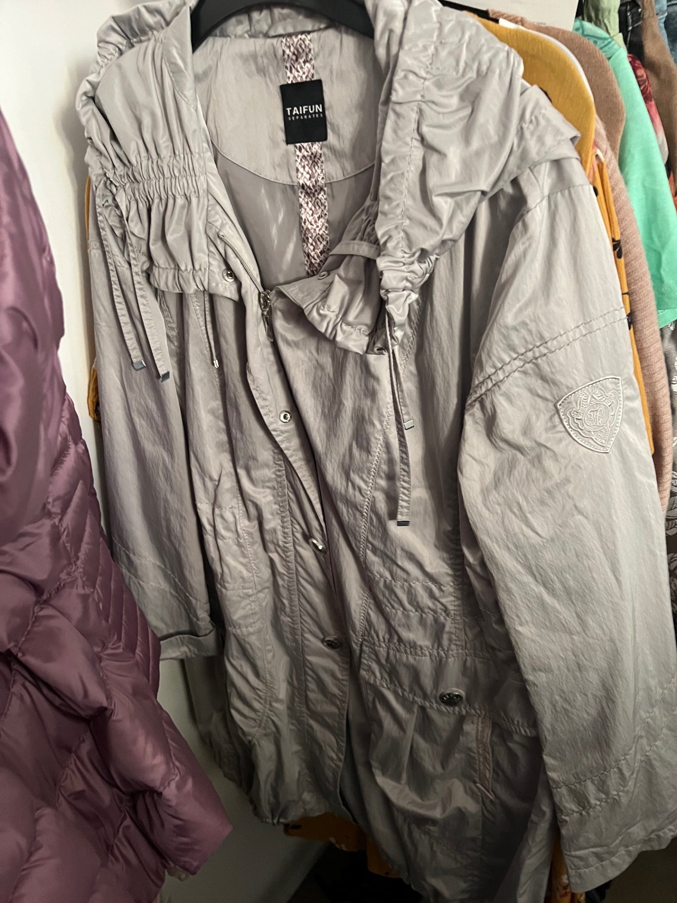 TAIFUN Sommermantel Beige Größe: XXL