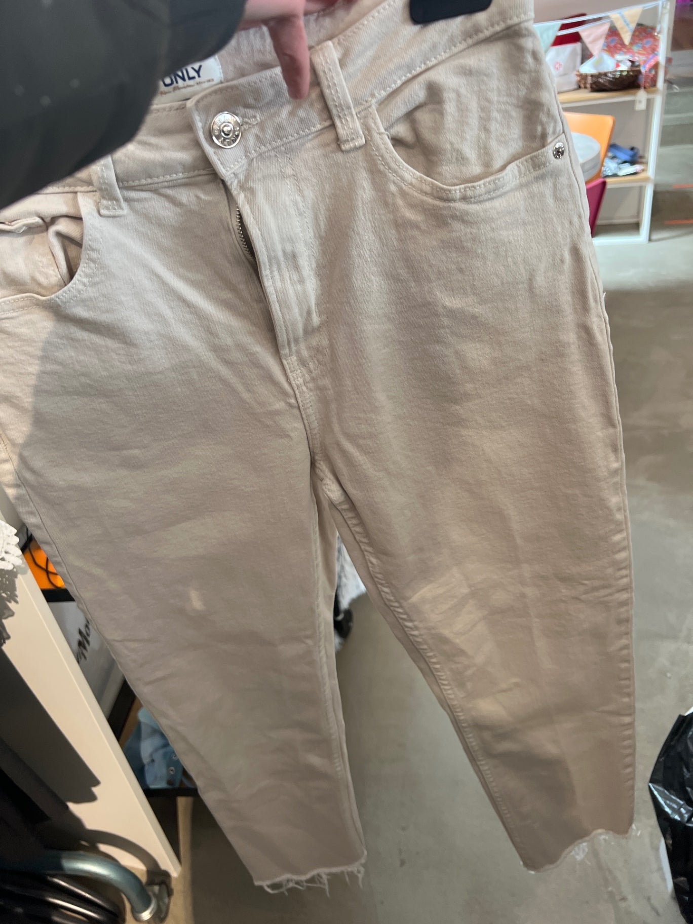 Only Jeans Beige Größe: 28
